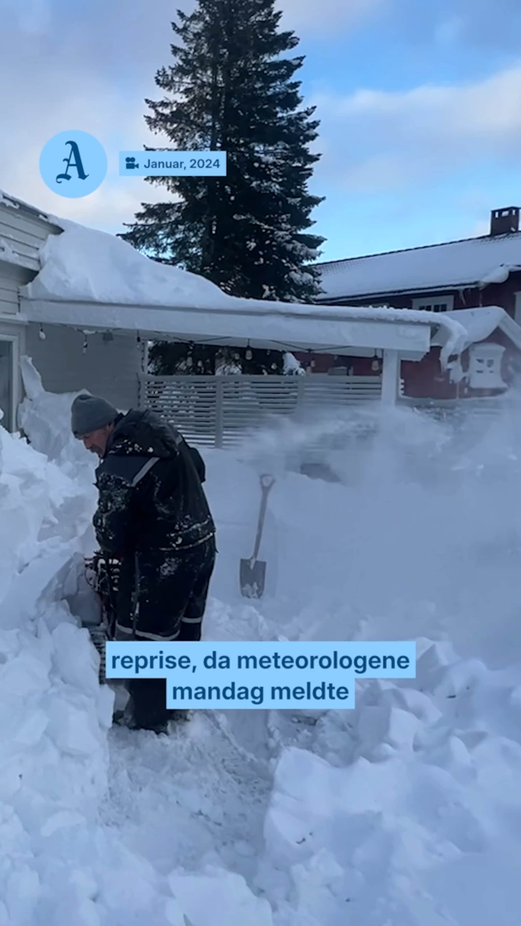 Fryktet reprise av snøkaos