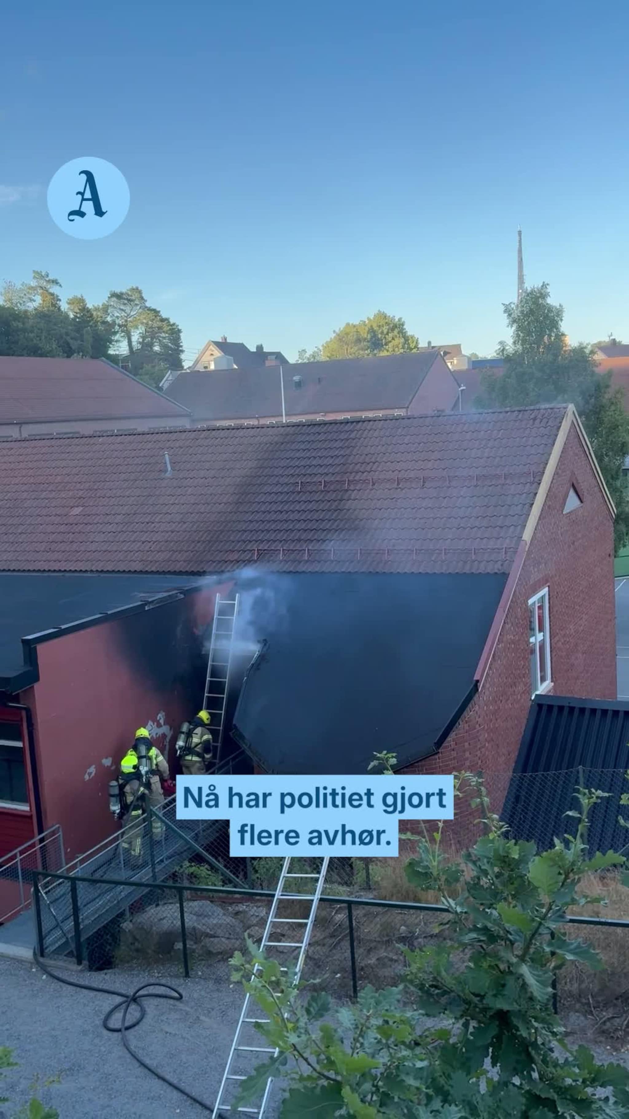 Brann ved Stinta skole