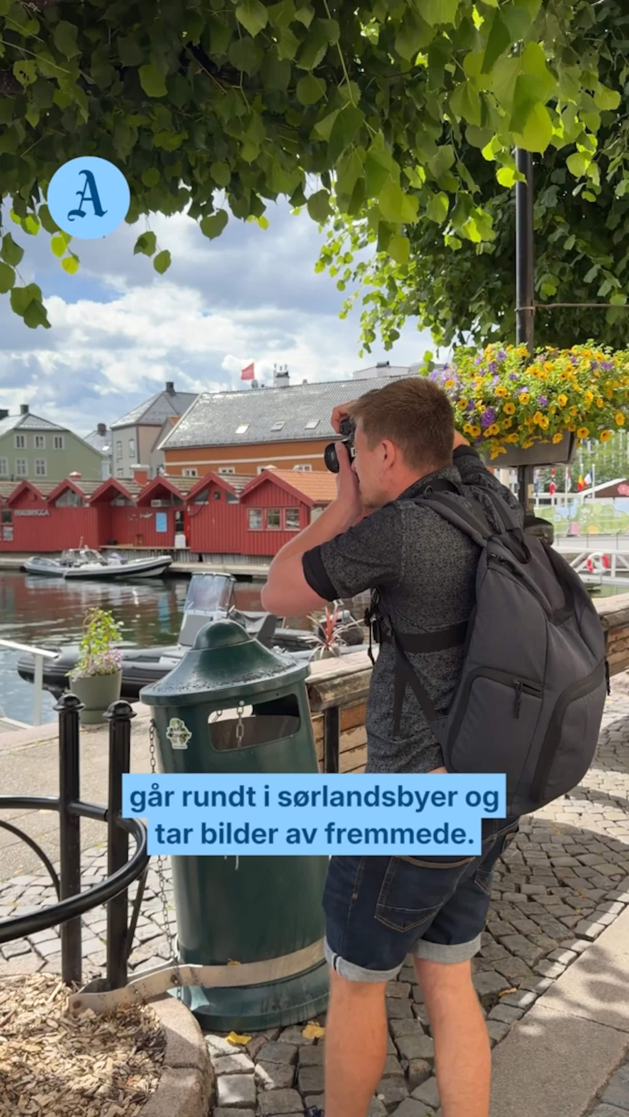 Fotograferer fremmede i Arendal