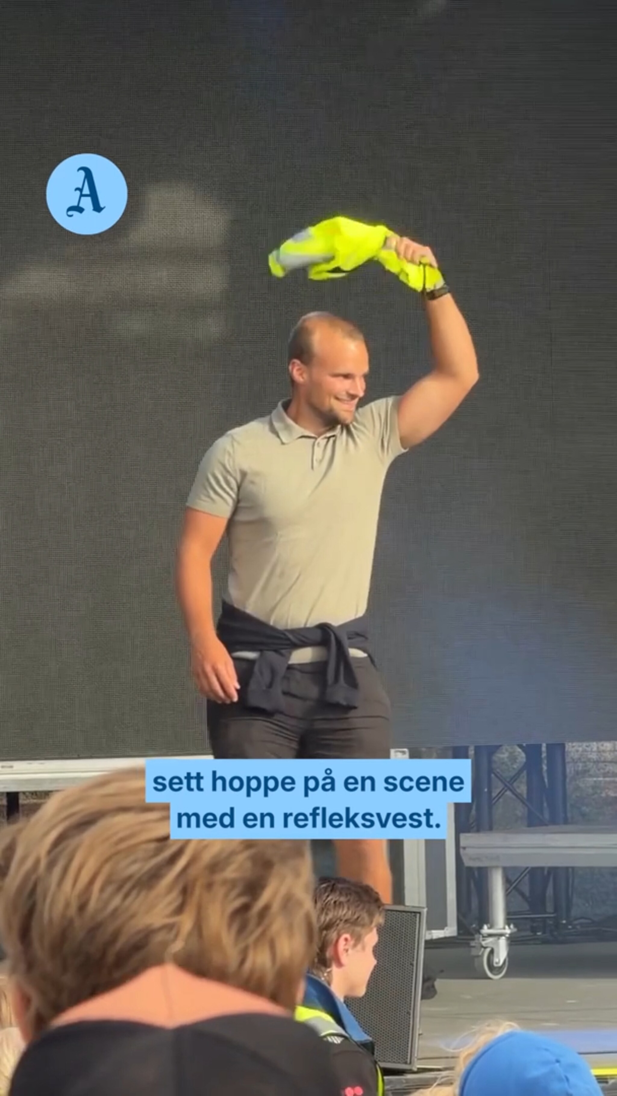 Stod på scenen med verdensstjerne