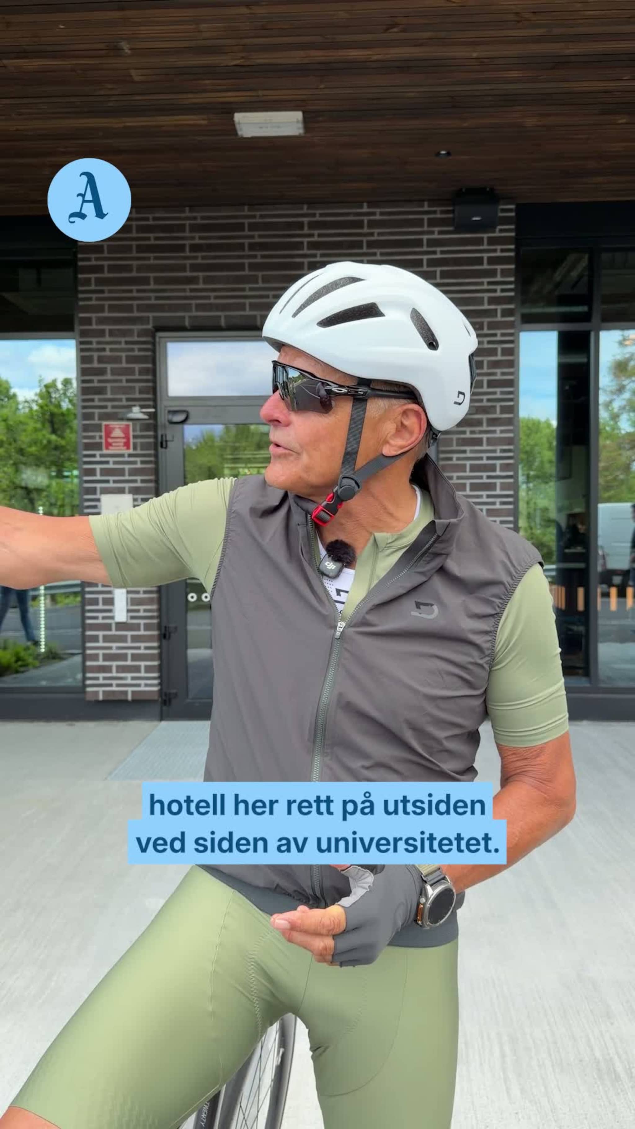 Tok med Stordalen på sykkeltur