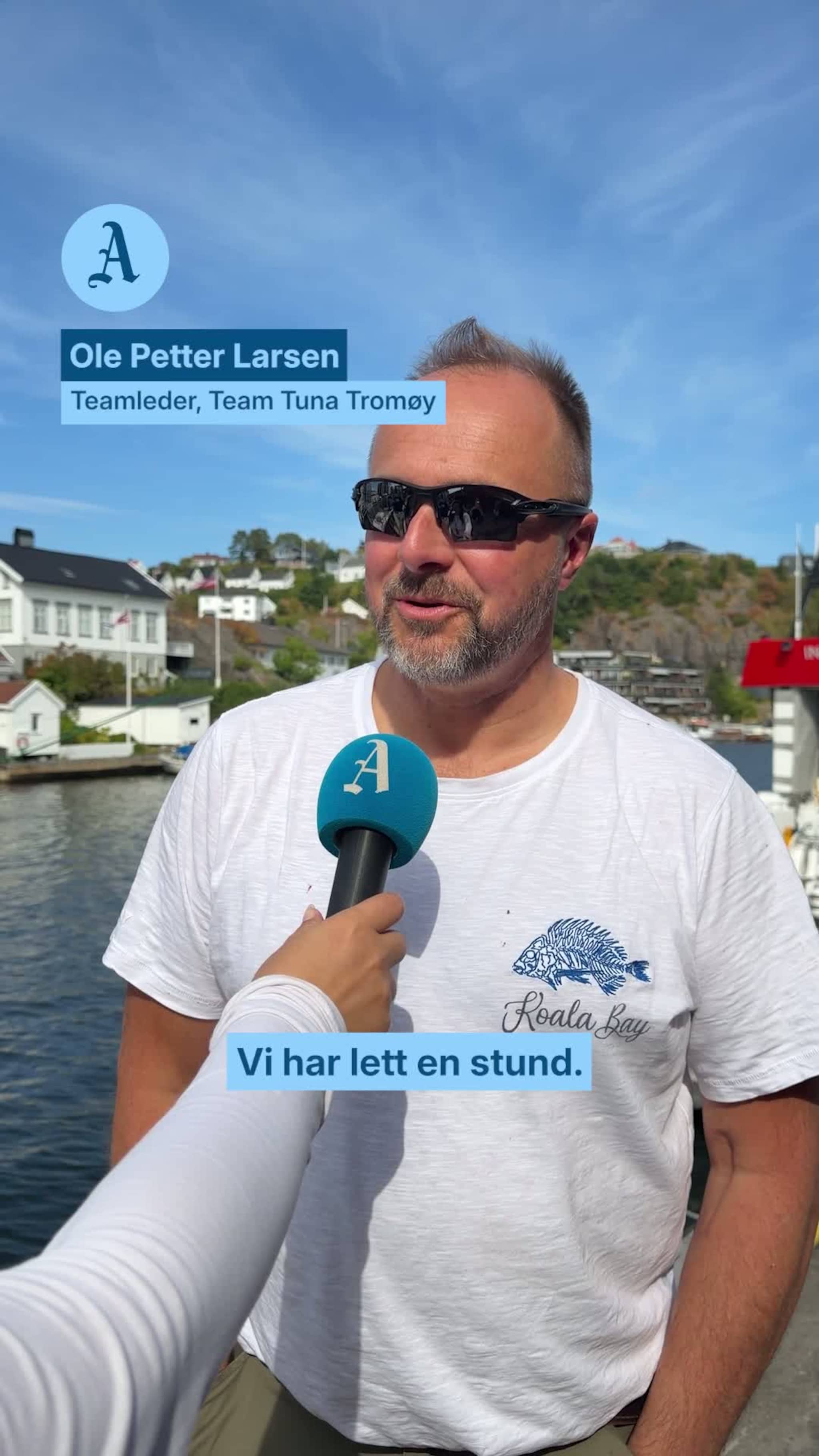 Fikk fisk på over to meter