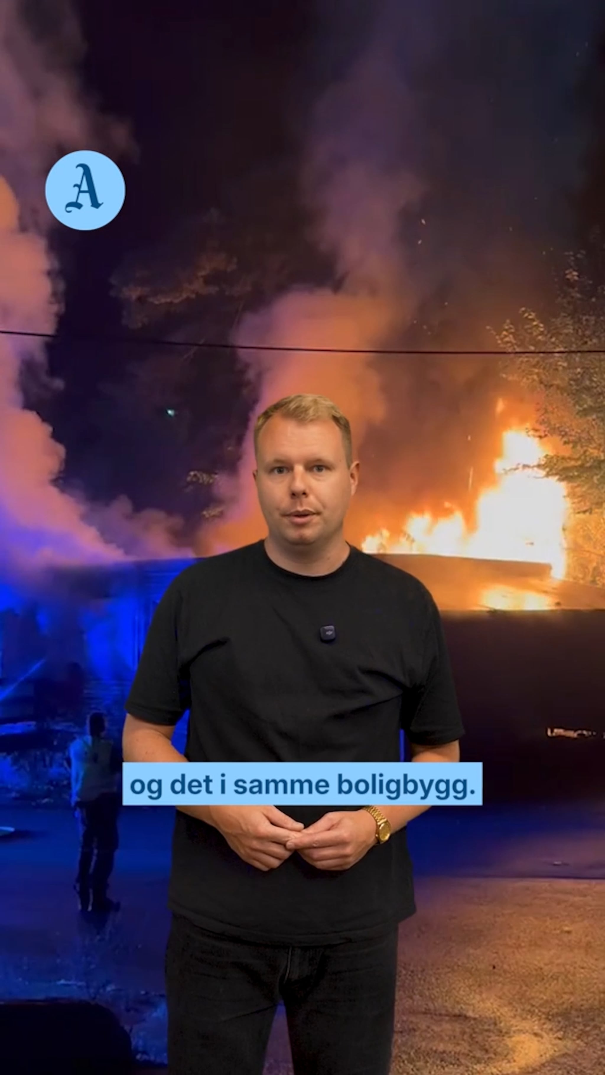 Brant for tredje gang på kort tid