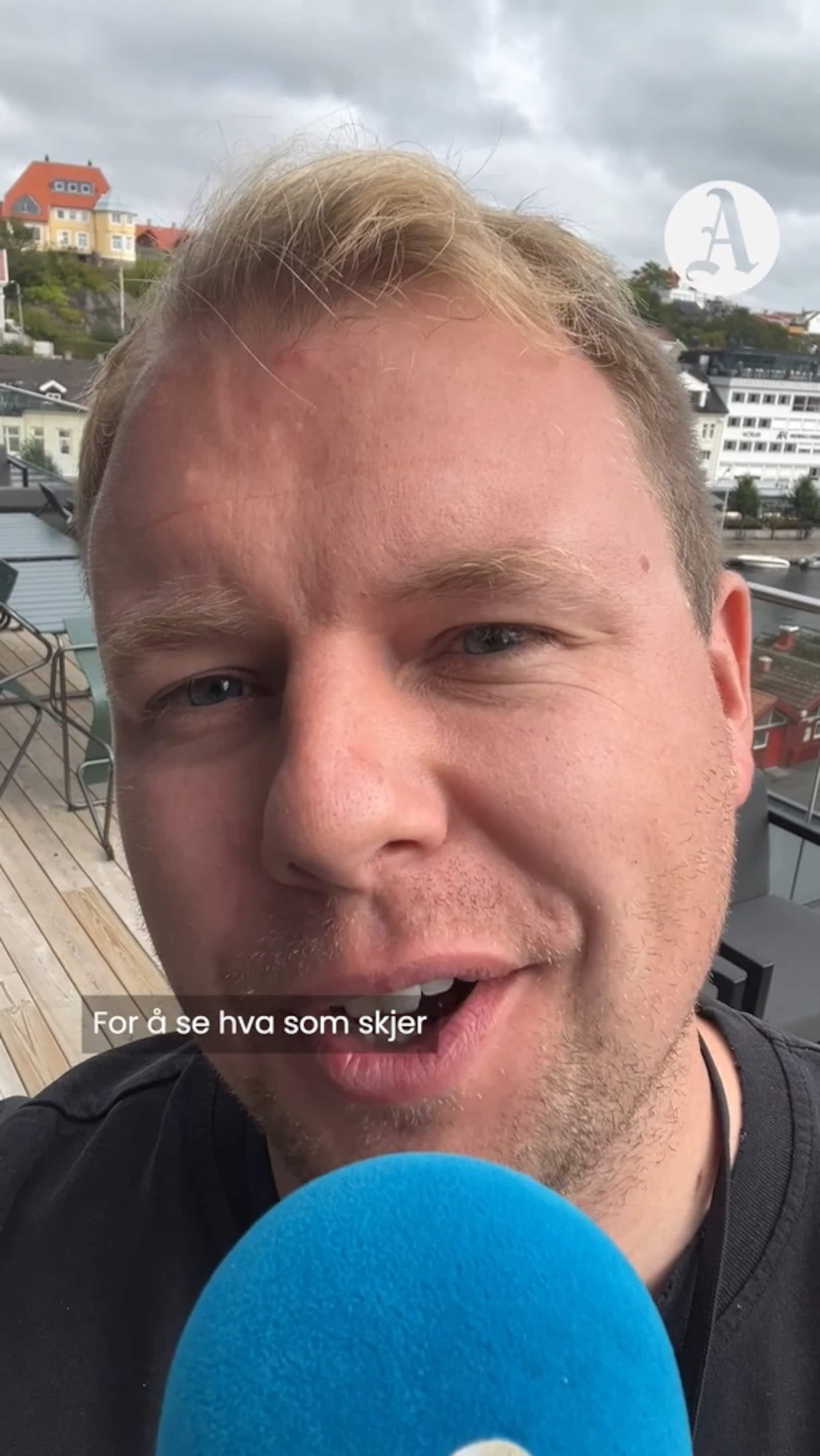 Kantina gjøres om til valgstudio