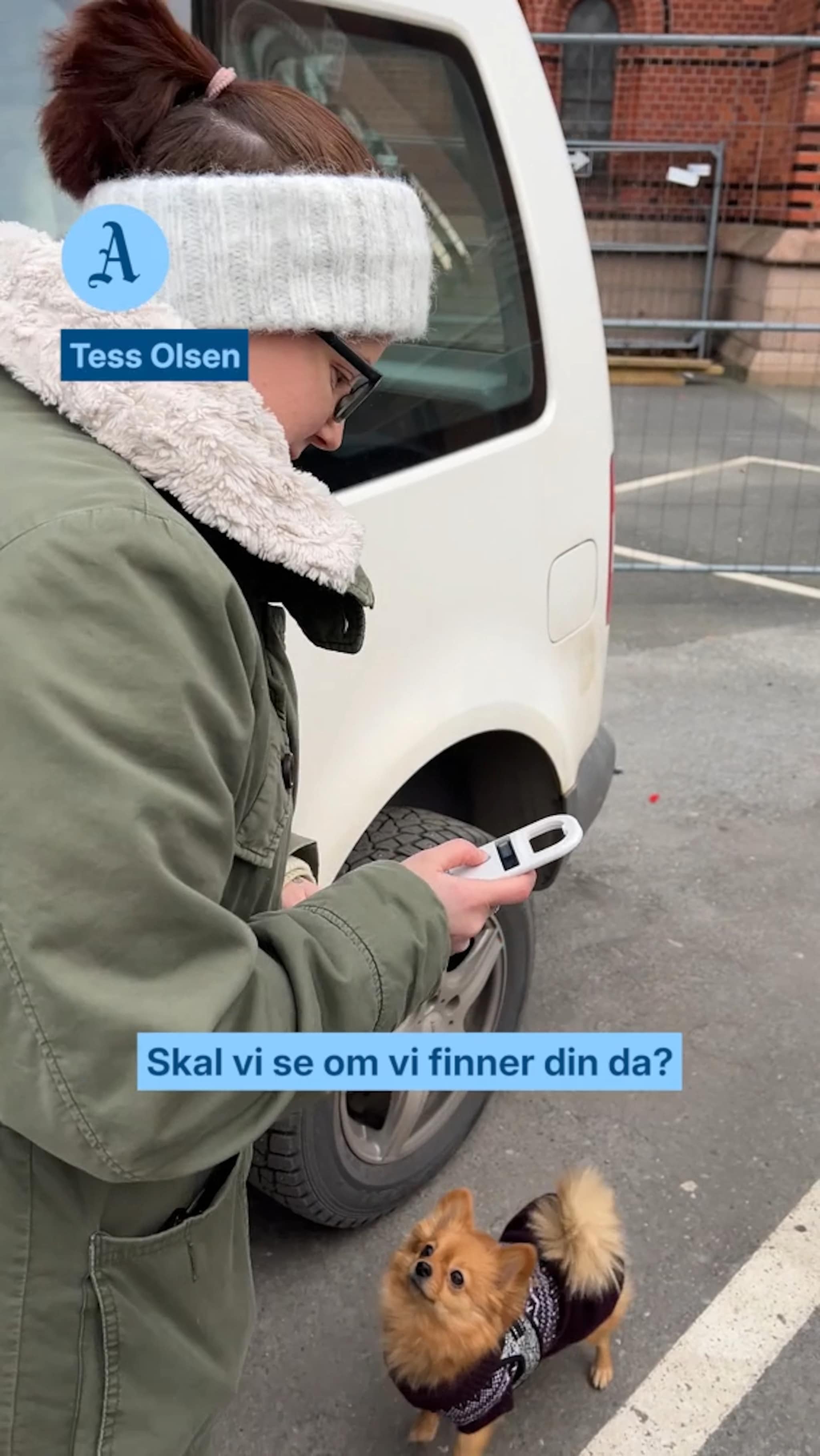 Hun finner kjæledyr