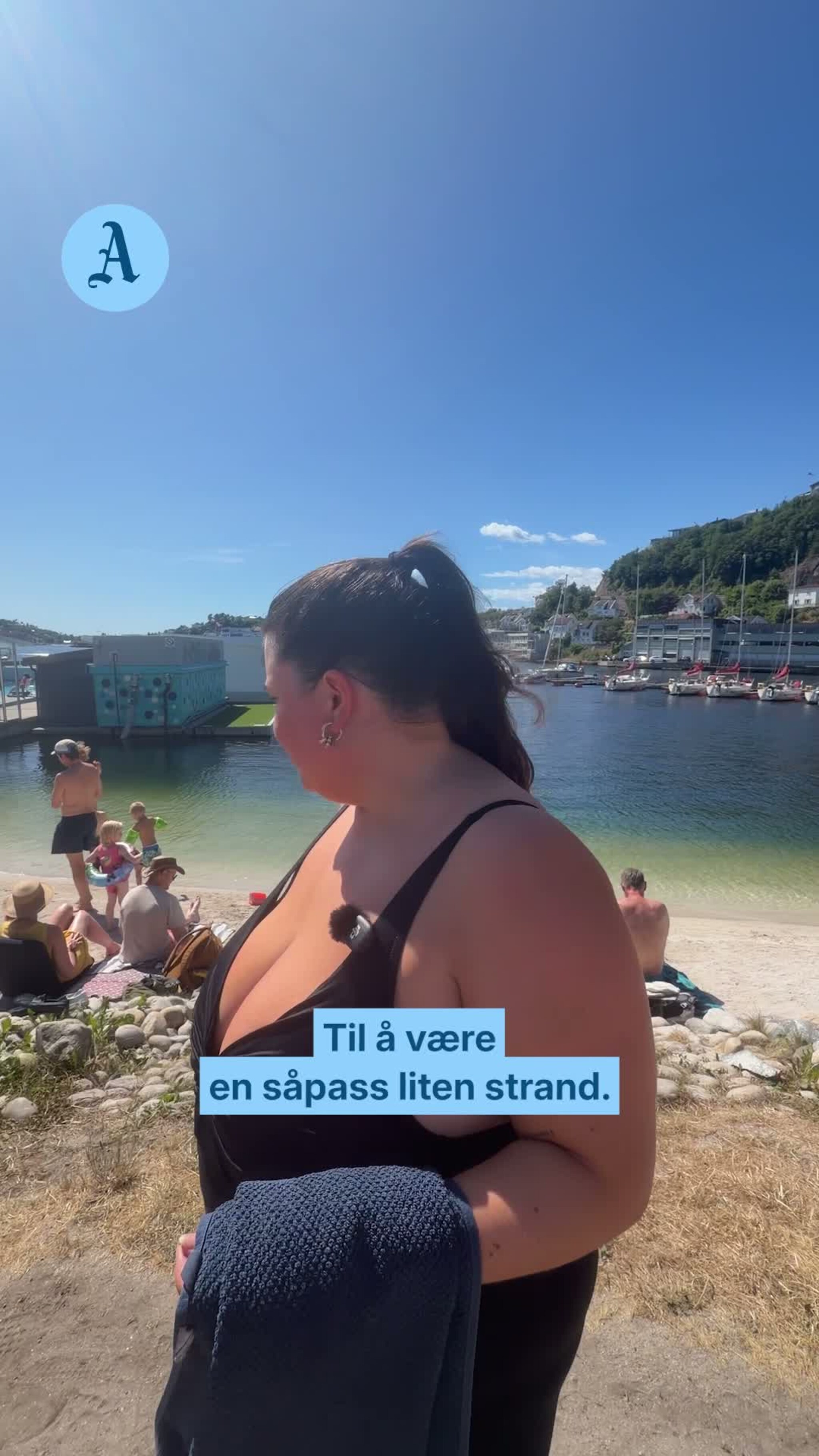 Badetest: Arendal bystrand