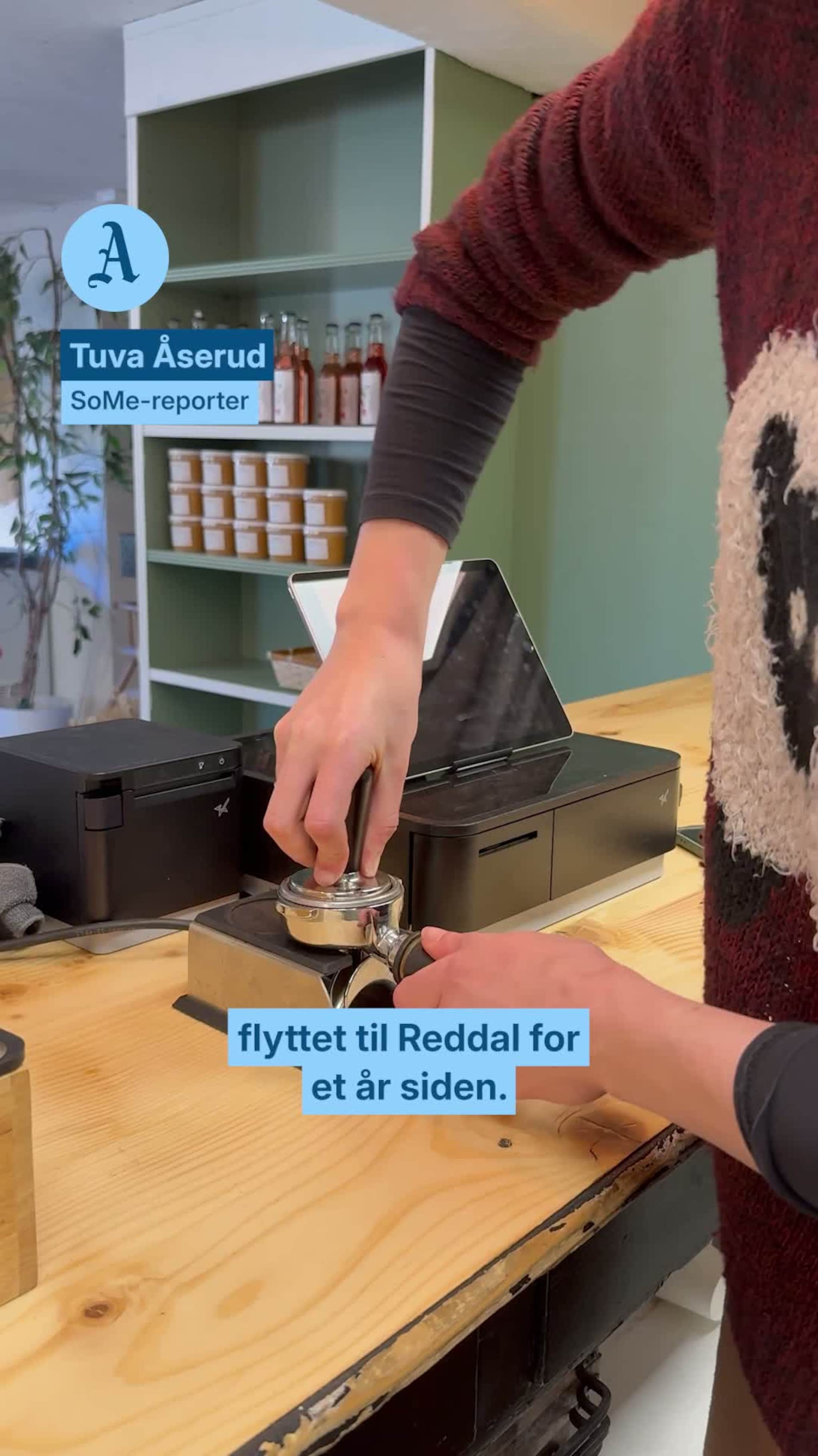 Åpnet kafé i Grimstad