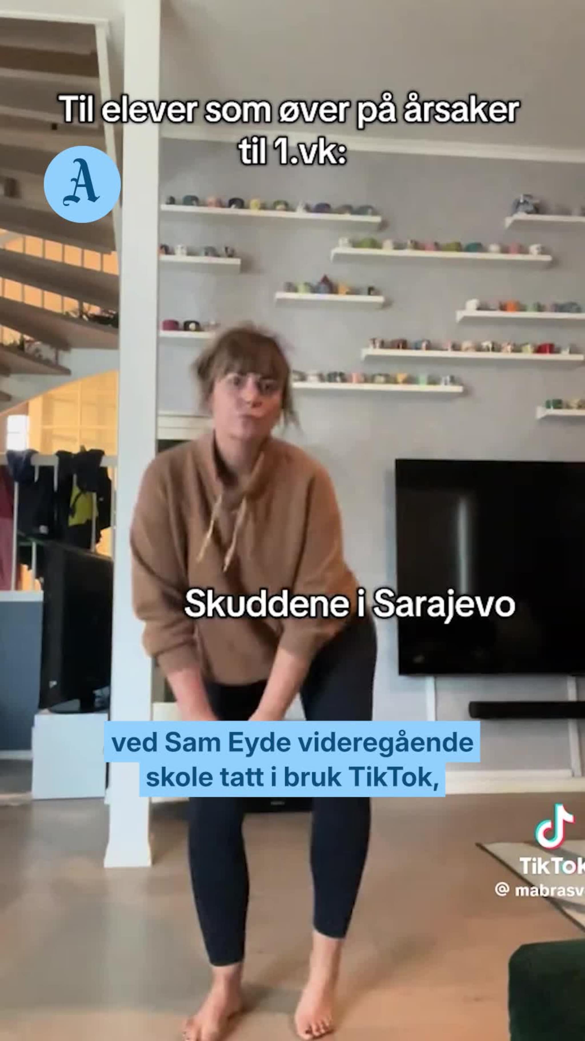 Bruker TikTok for å nå elevene