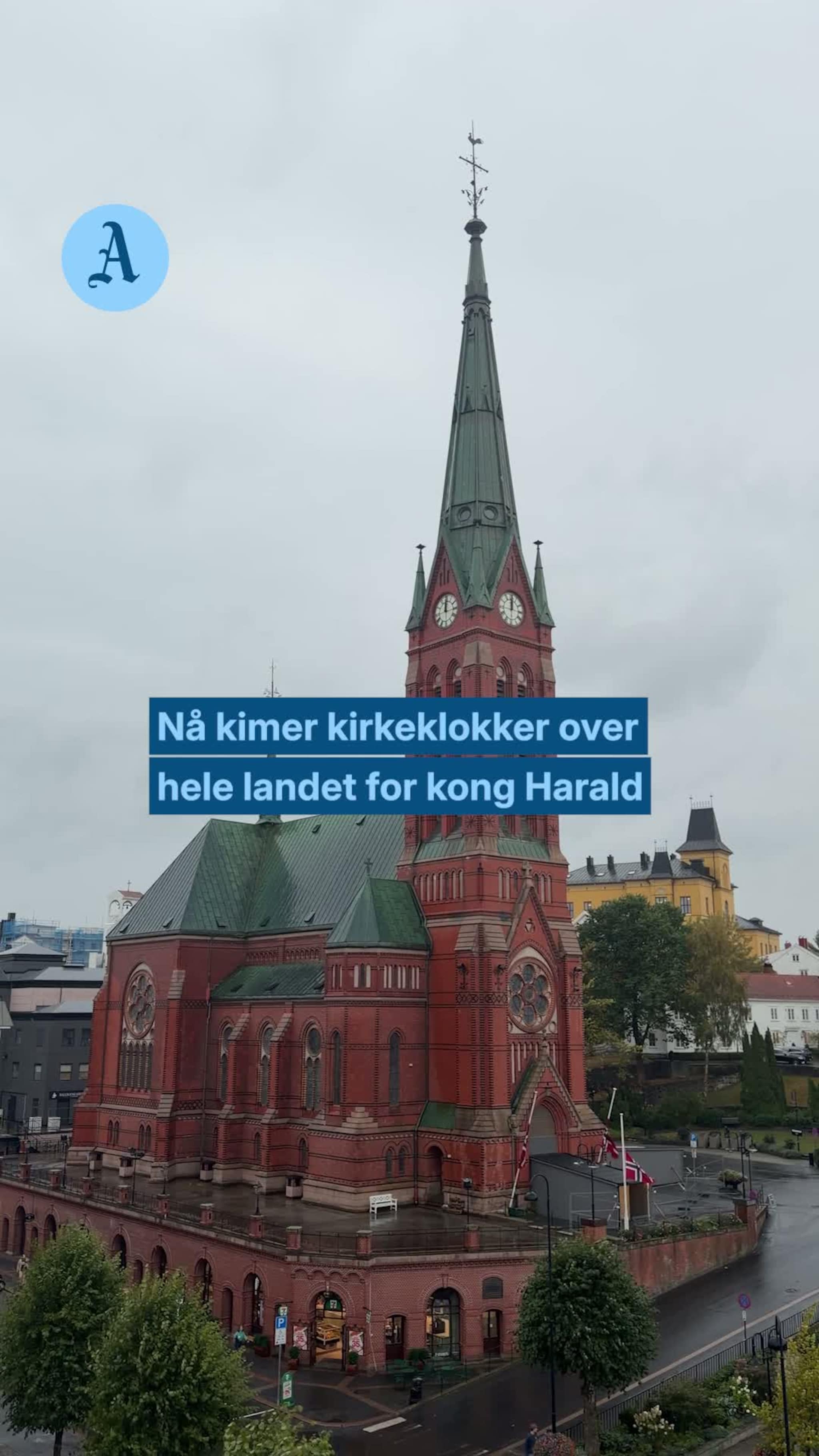 Klokkene kimer for kong Harald