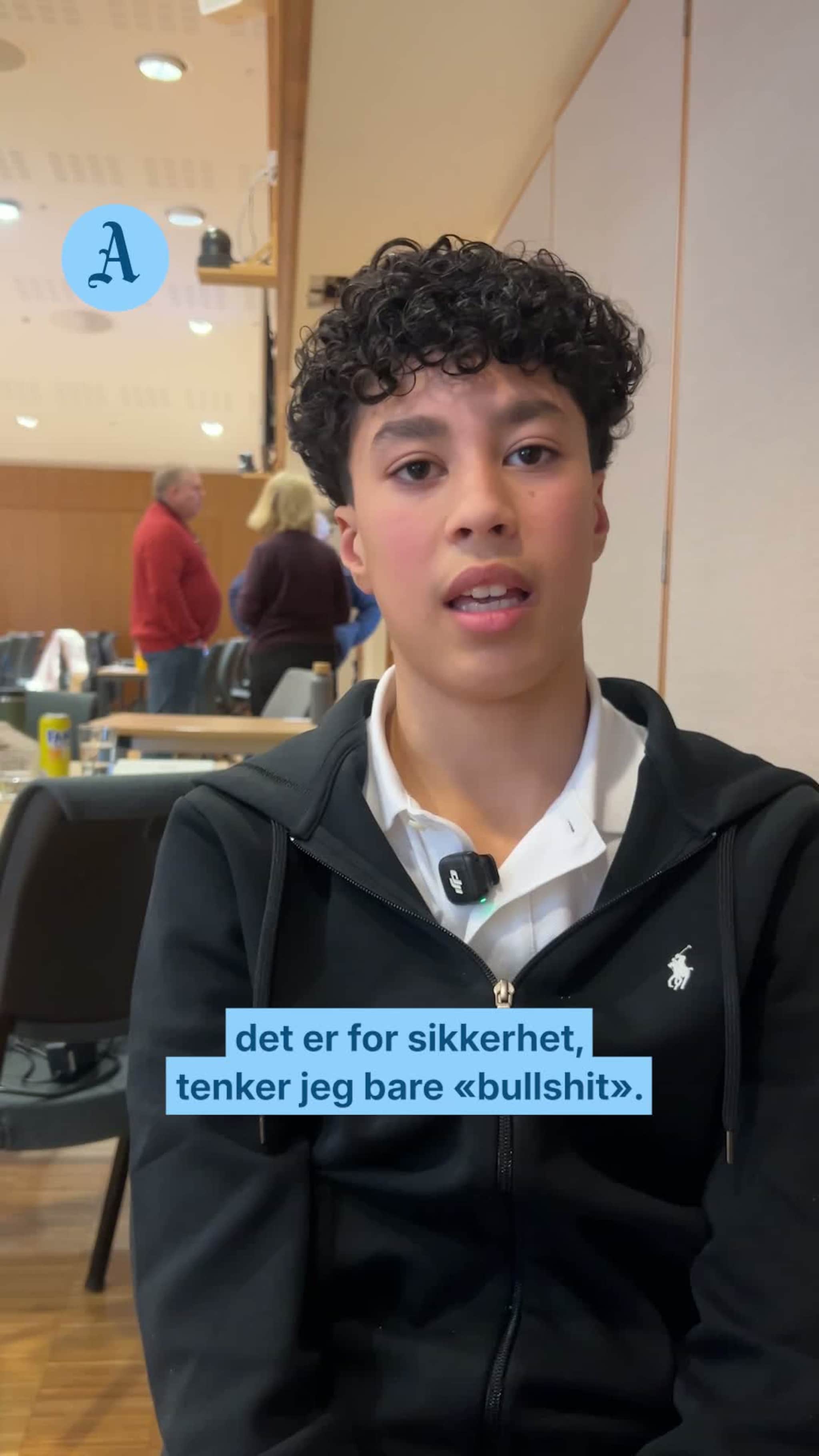 Ahmad (13) fulgte skolesaken hele dagen