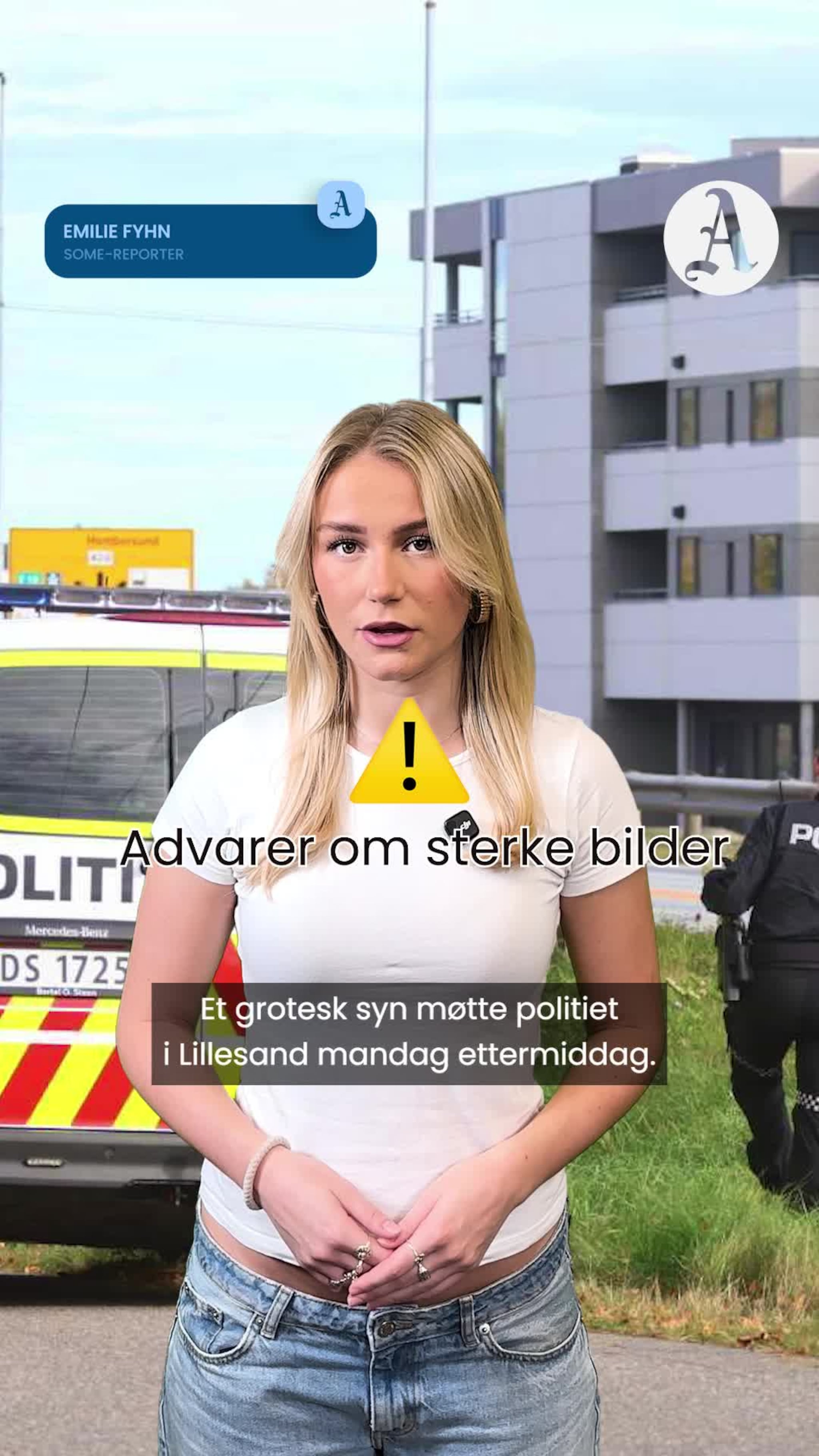 Grotesk syn møtte politiet