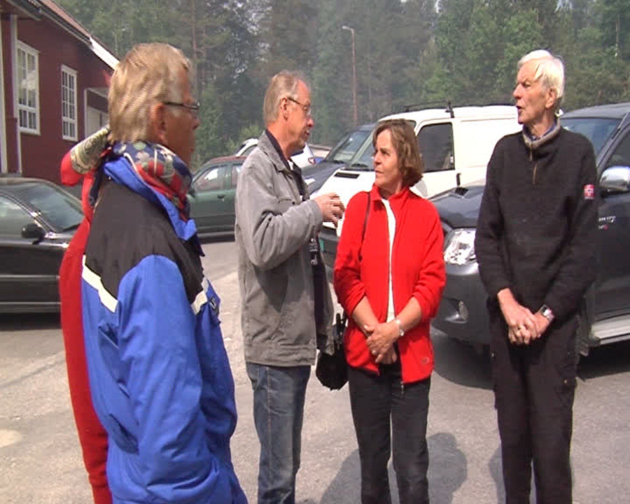 Myklandsbrannen dag 3, evakueringen