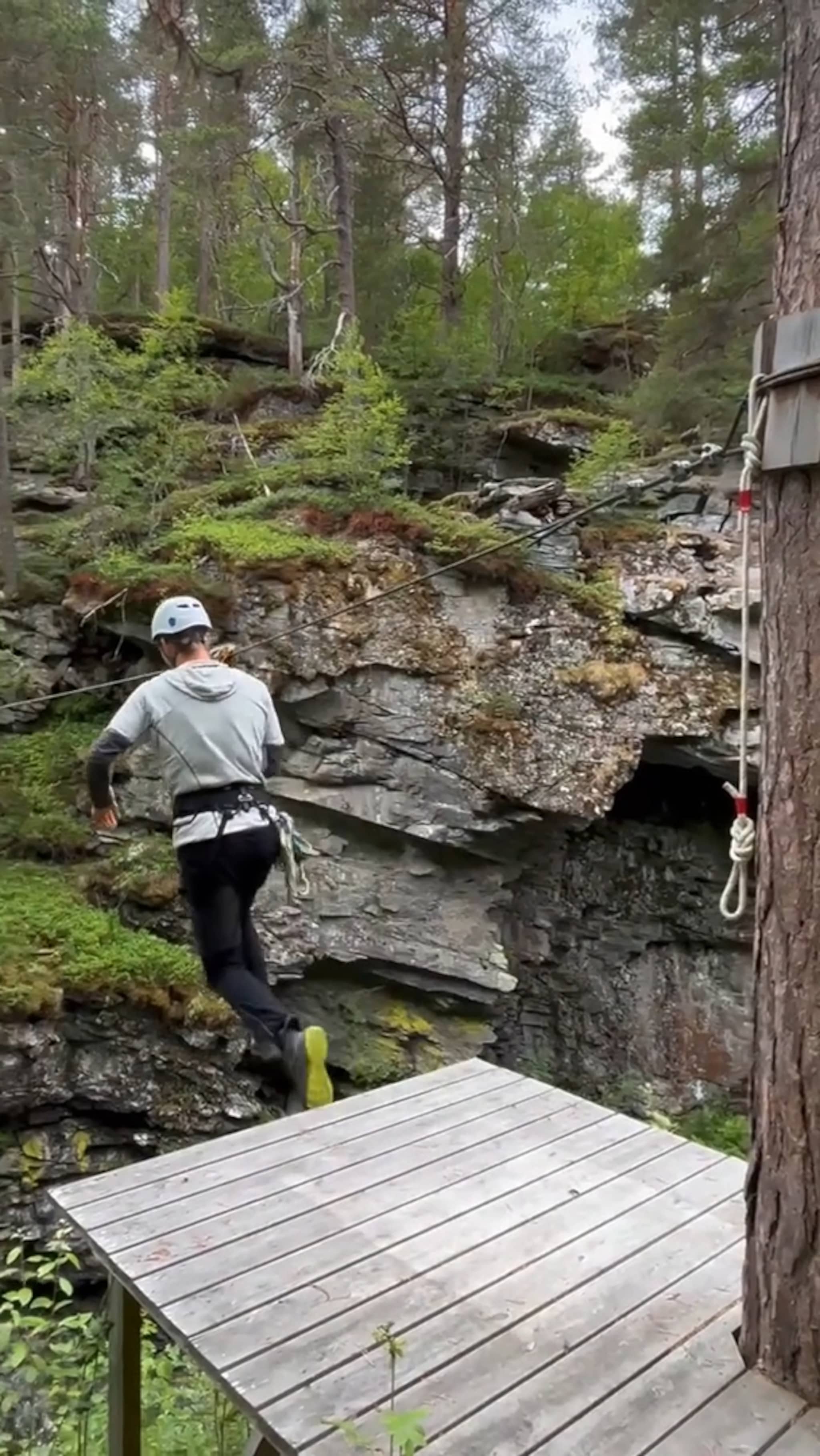 Luftig zipline-tur med Petr 