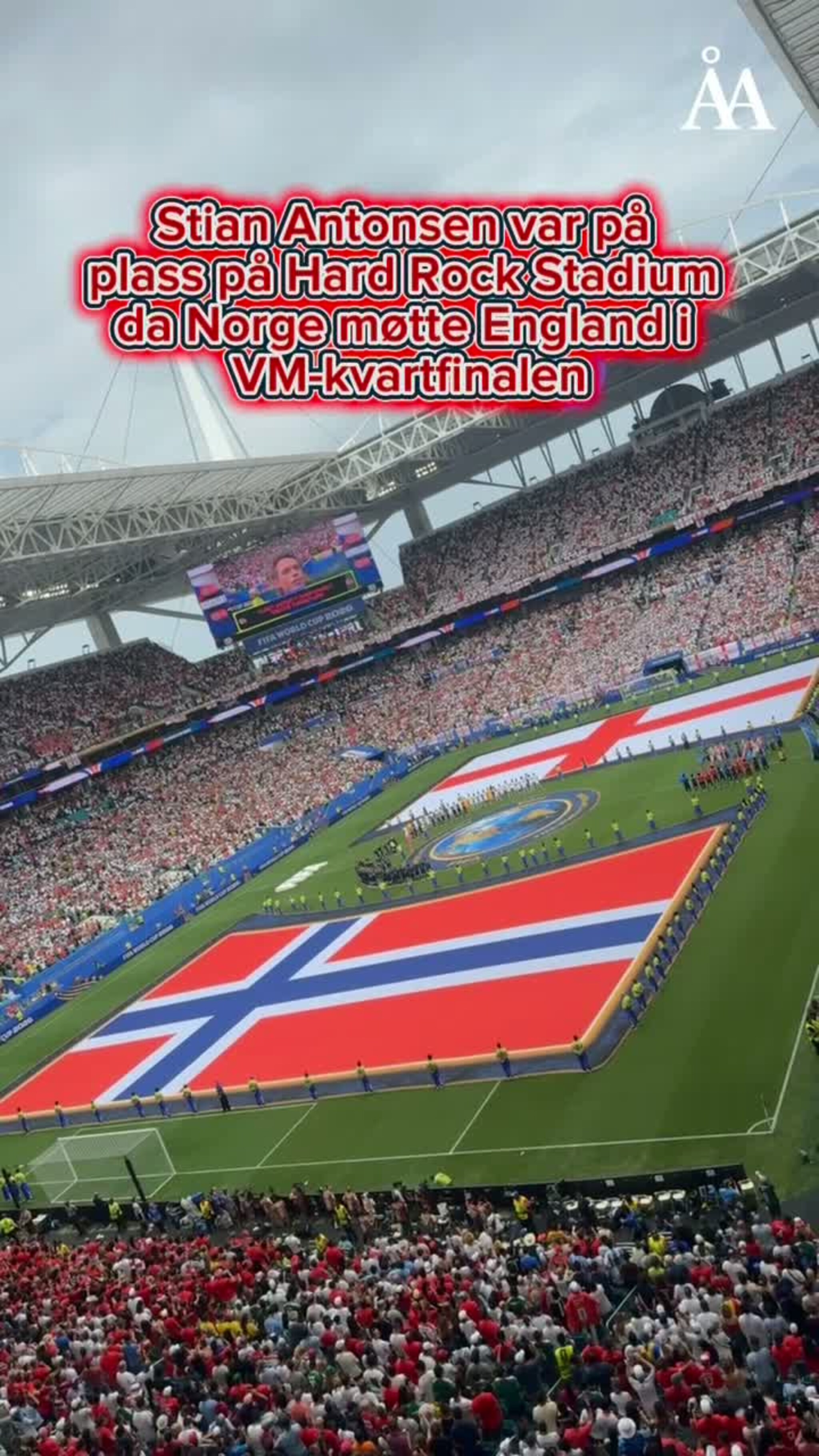 Stian Antonsen på Hard Rock Stadium