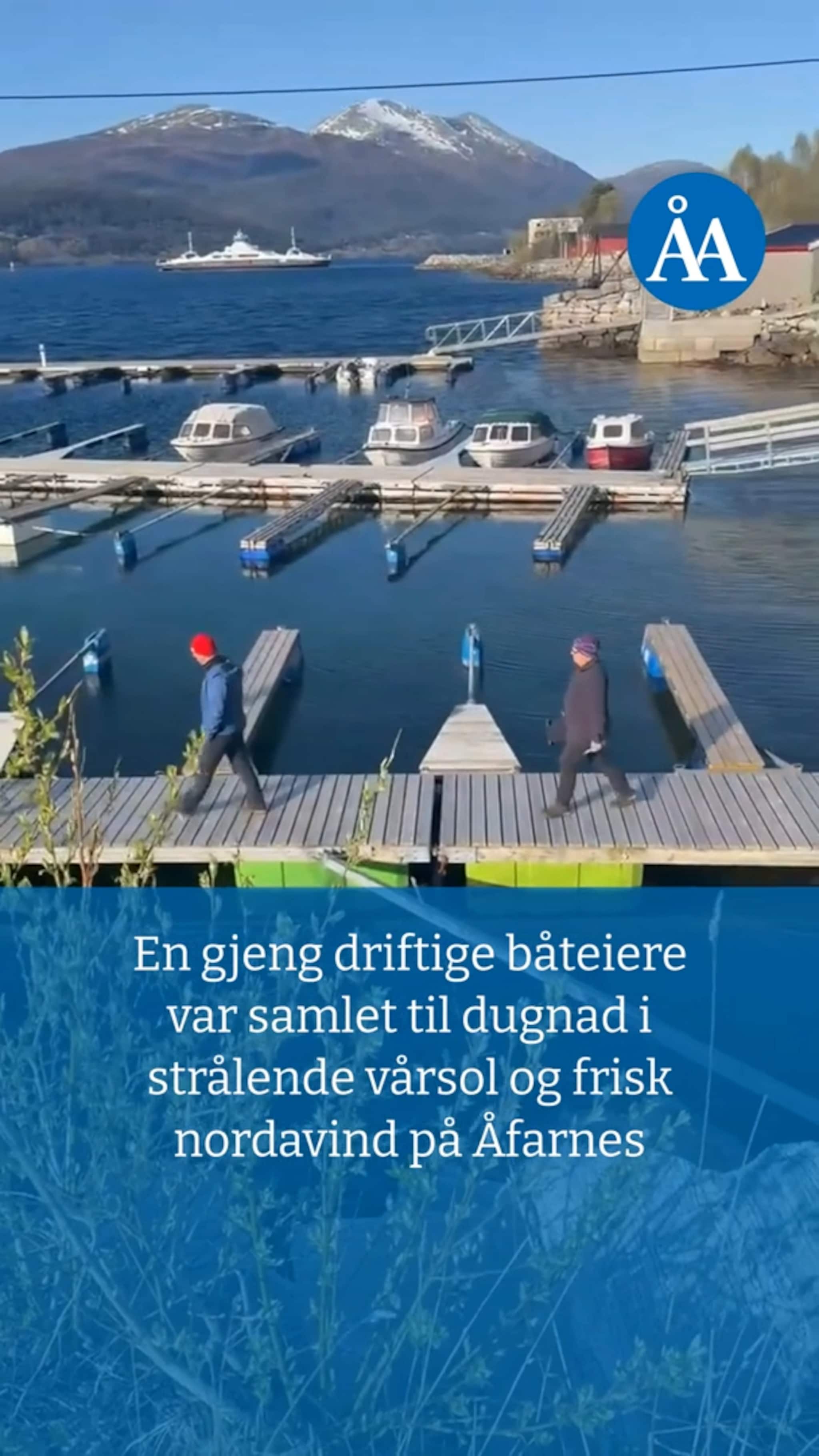Dugnad på Åfarnes