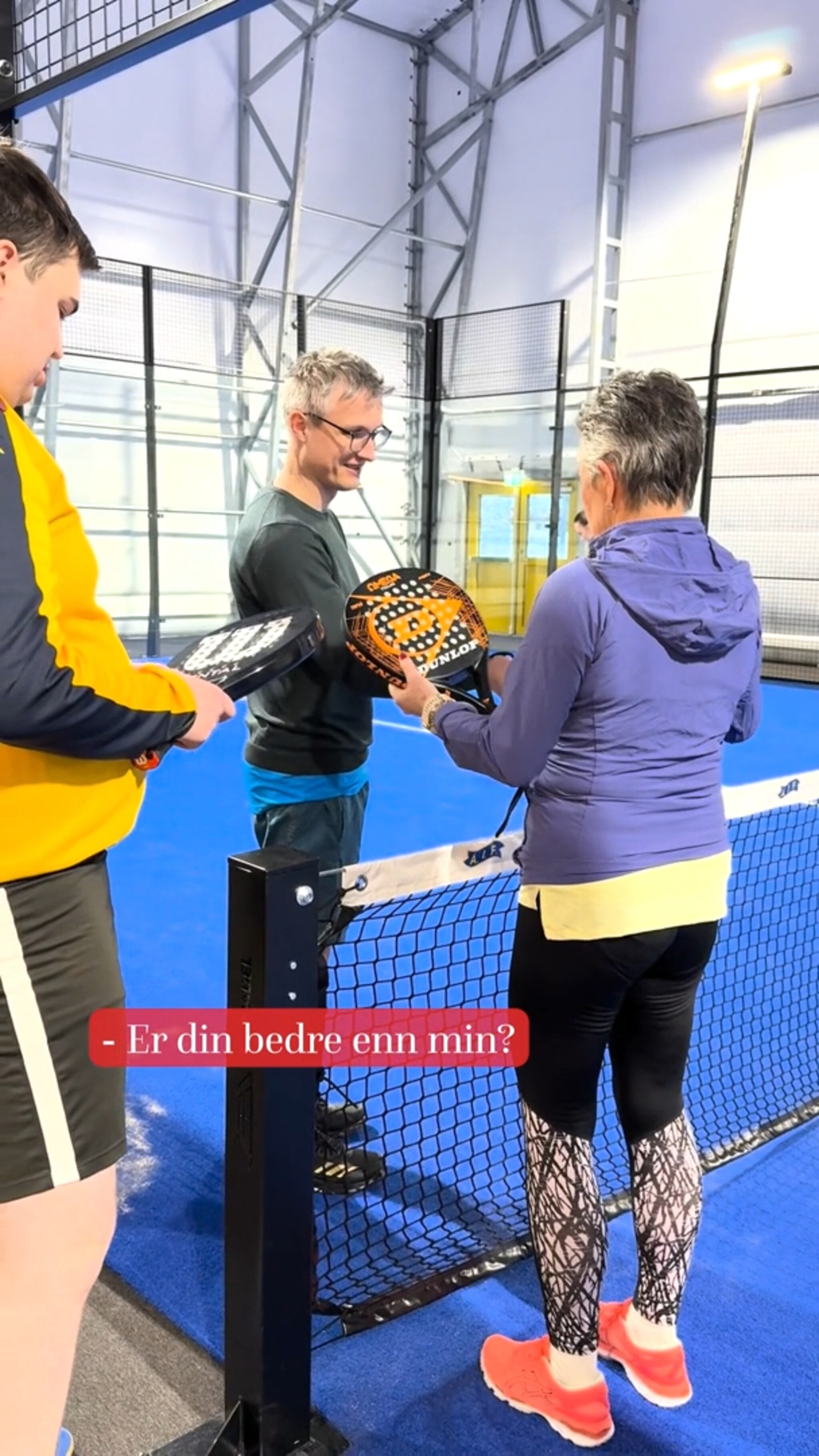 ÅA tester padel på Øran - Luke 19