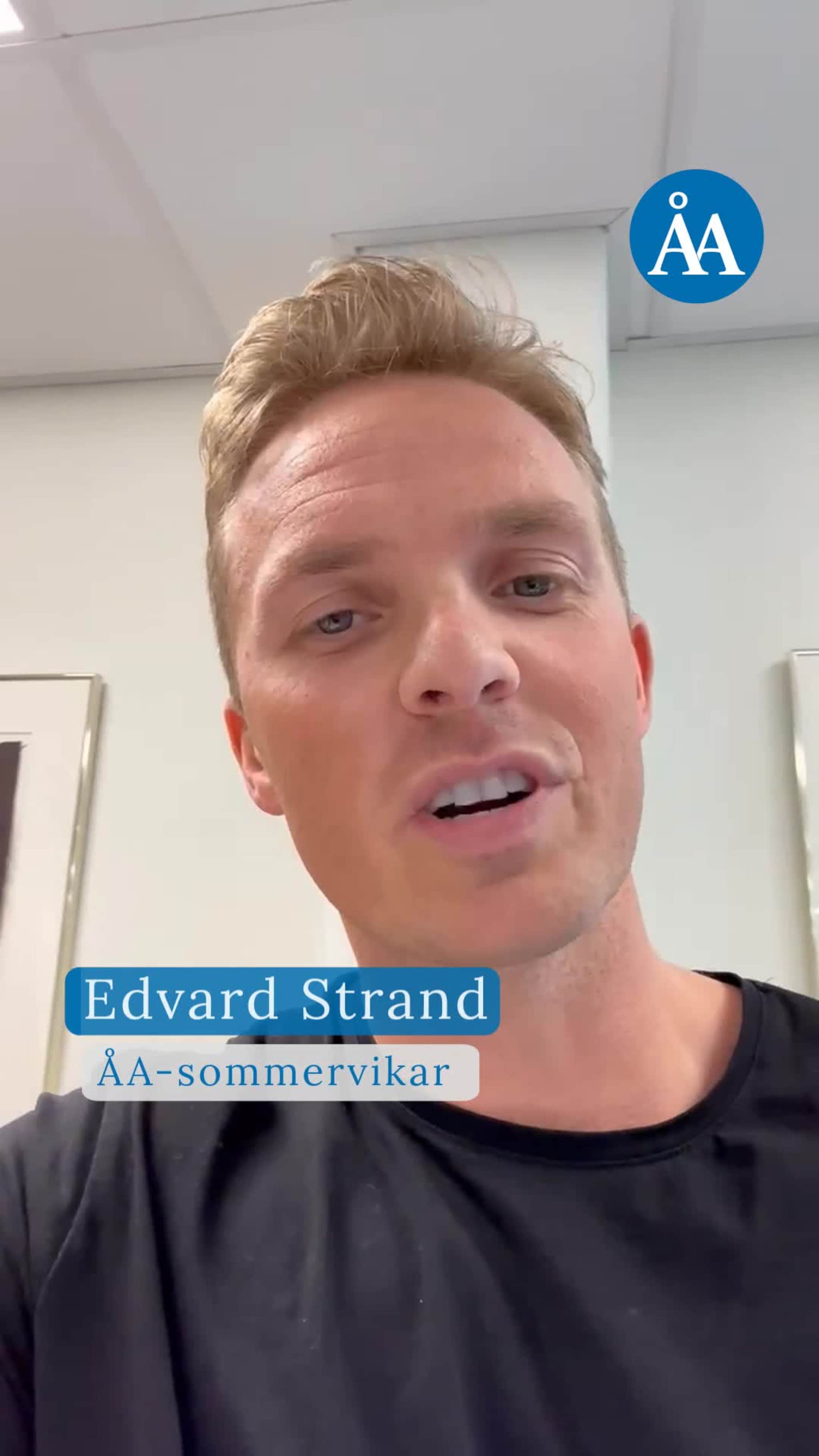 Møt sommervikar Edvard Strand