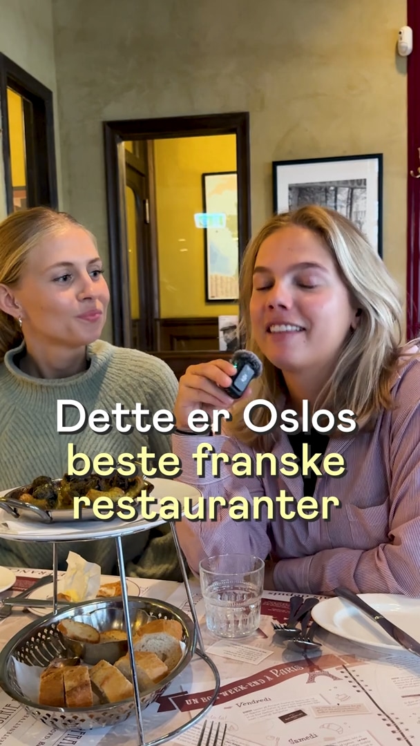 Forhåndsvisning av Oslos beste franske restauranter