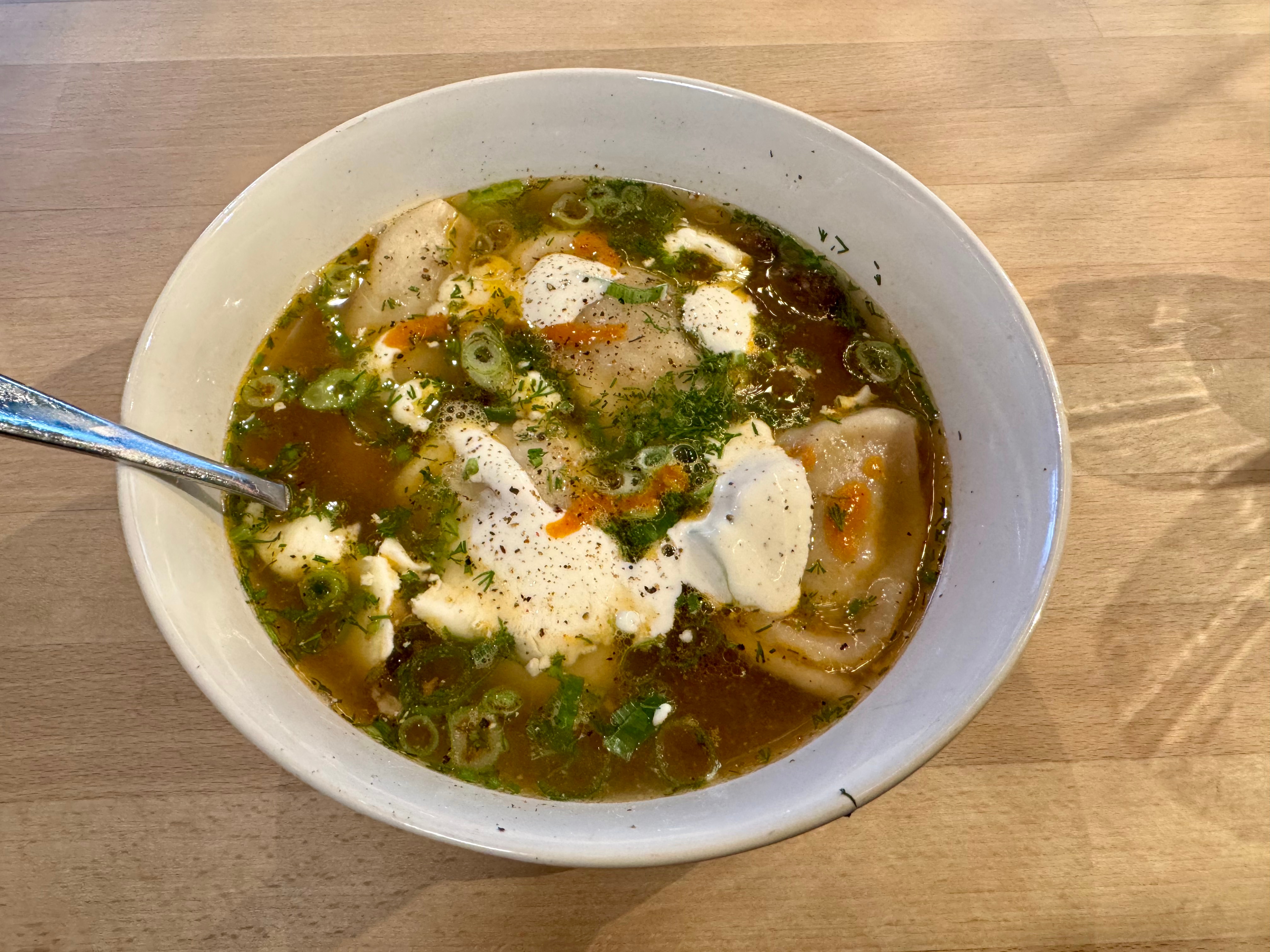 Forhåndsvisning av Billig dumplingsuppe