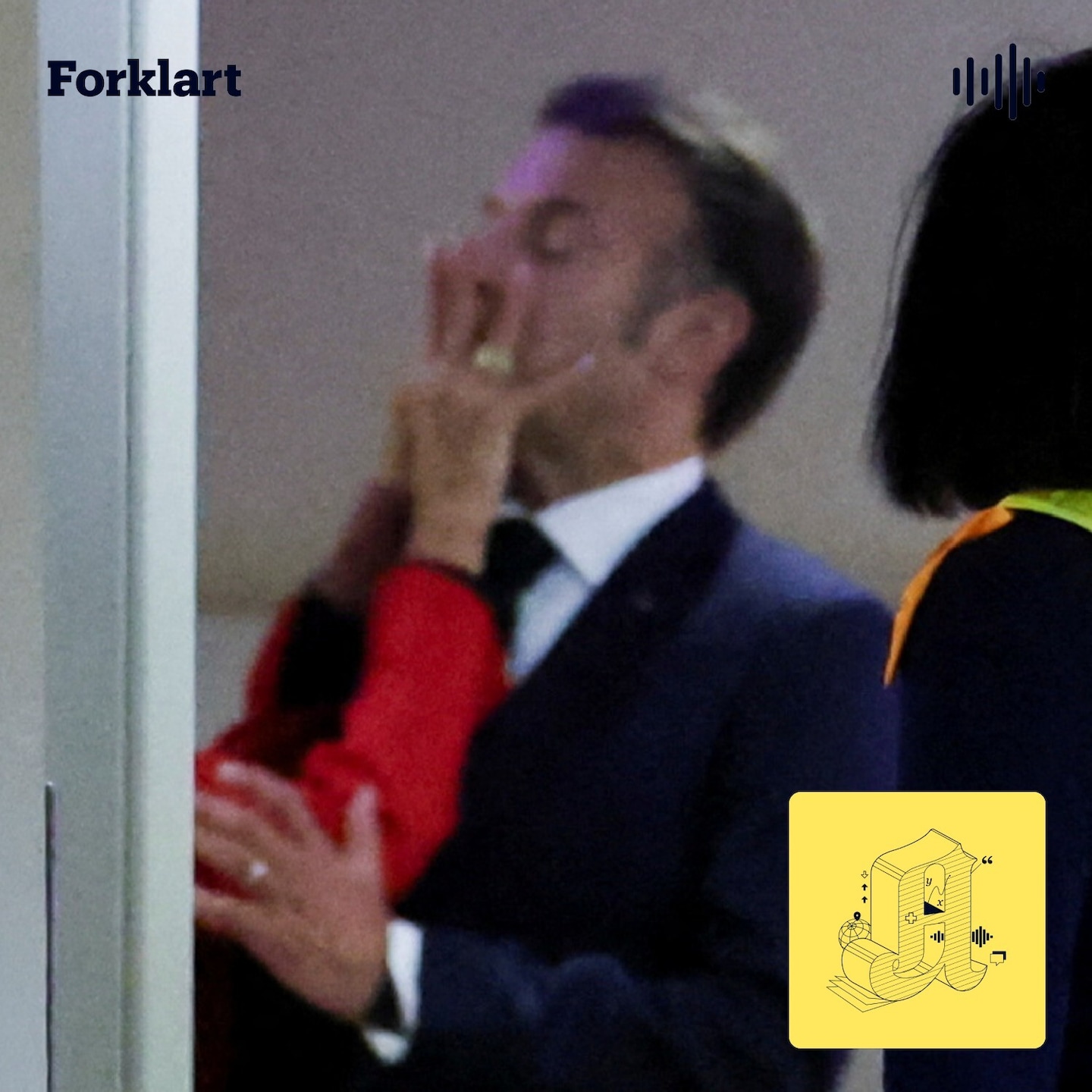 Kona dyttet Macron. Så eksploderte internett.