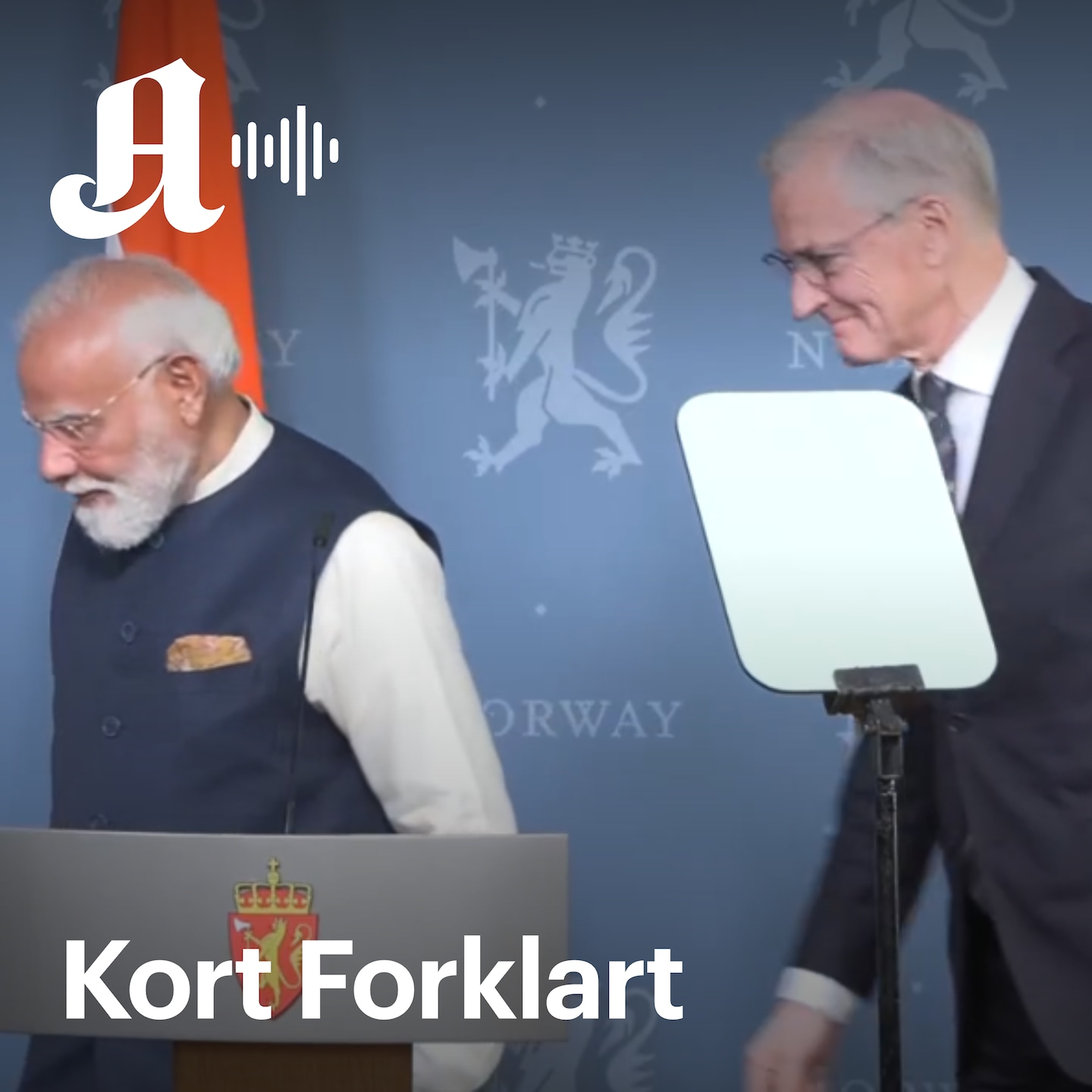 Kort Forklart: Bråk rundt Indias norgesbesøk: Journalist stemples som spion — Forklart cover