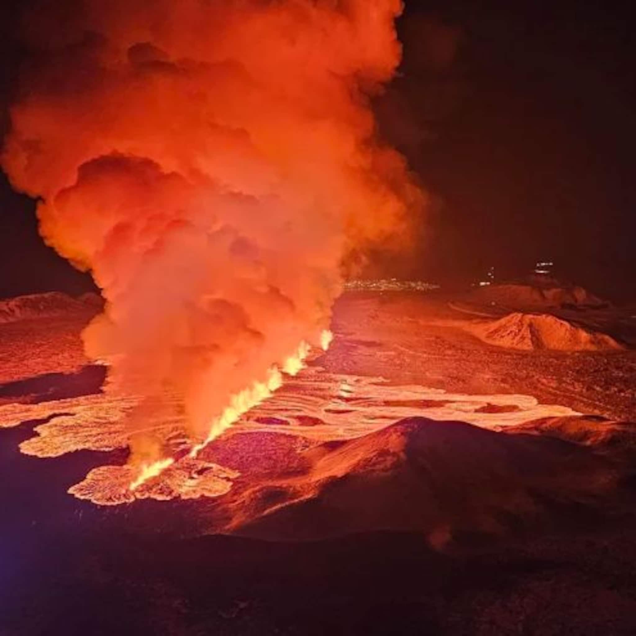 Nytt vulkanutbrudd på Island – Grindavik evakueres