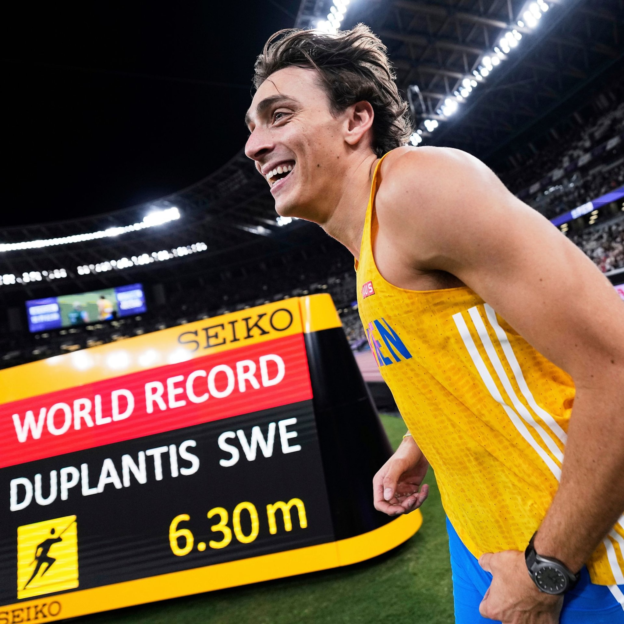 Duplantis med ny verdensrekord i stavsprang: 6,31 meter