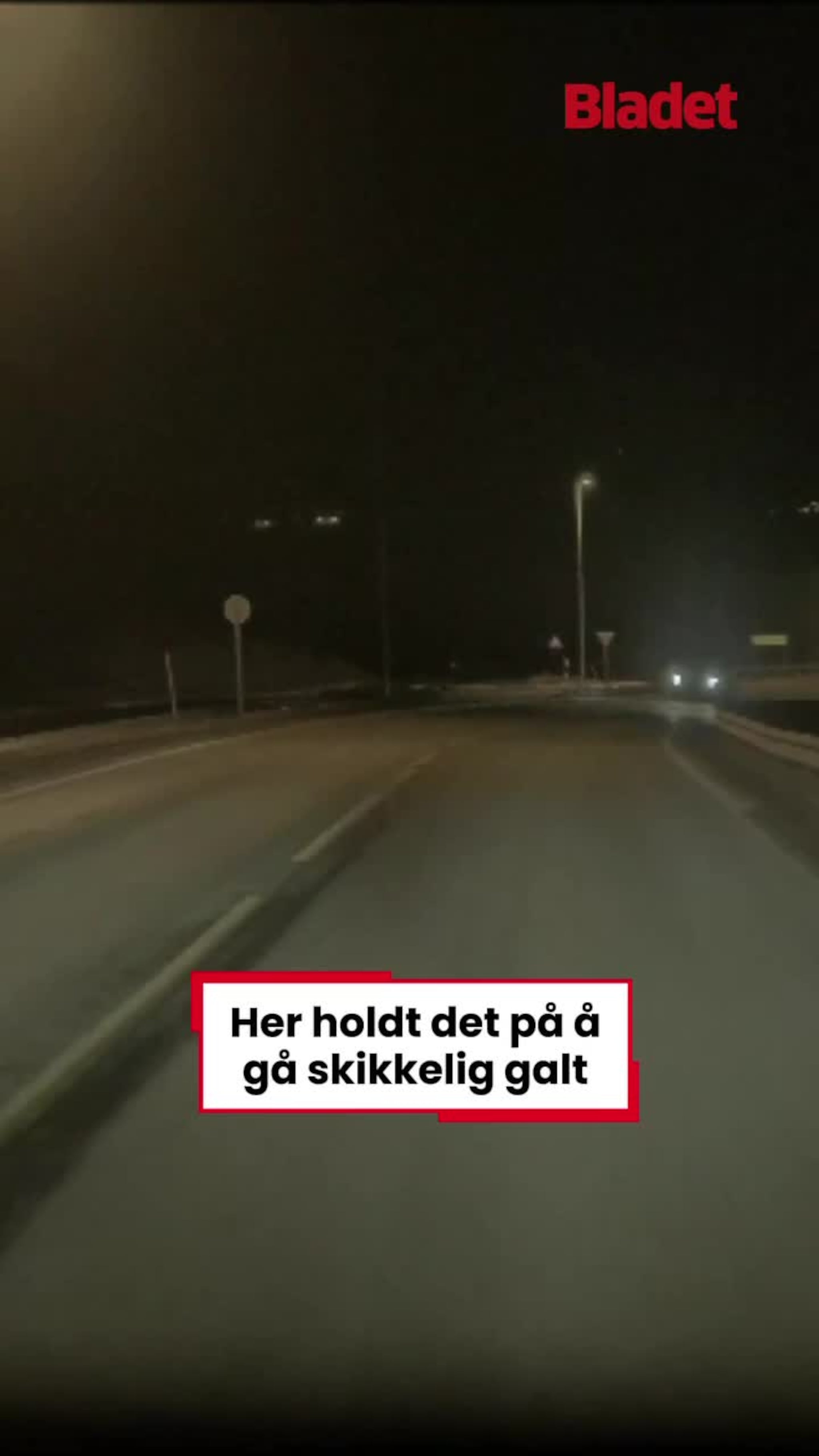 Reagerer på forbikjøringen