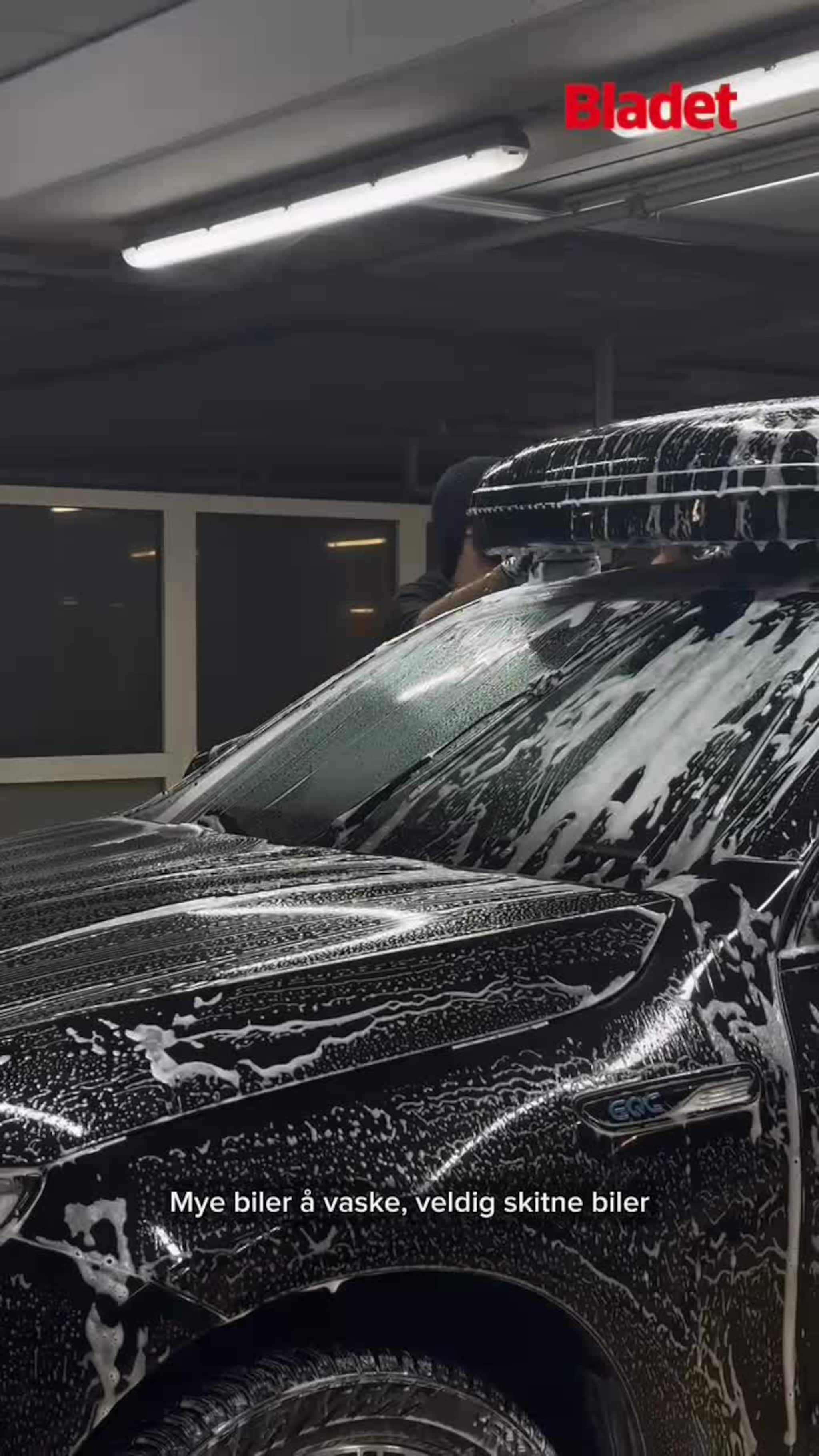 Mange biler blir skitne