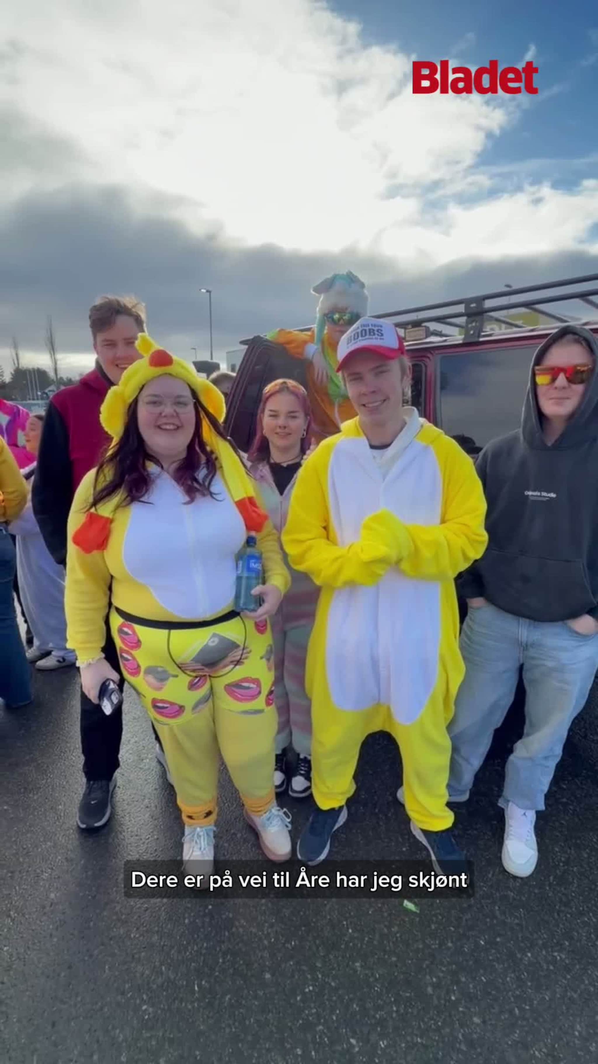 Nå er de på vei til Åre