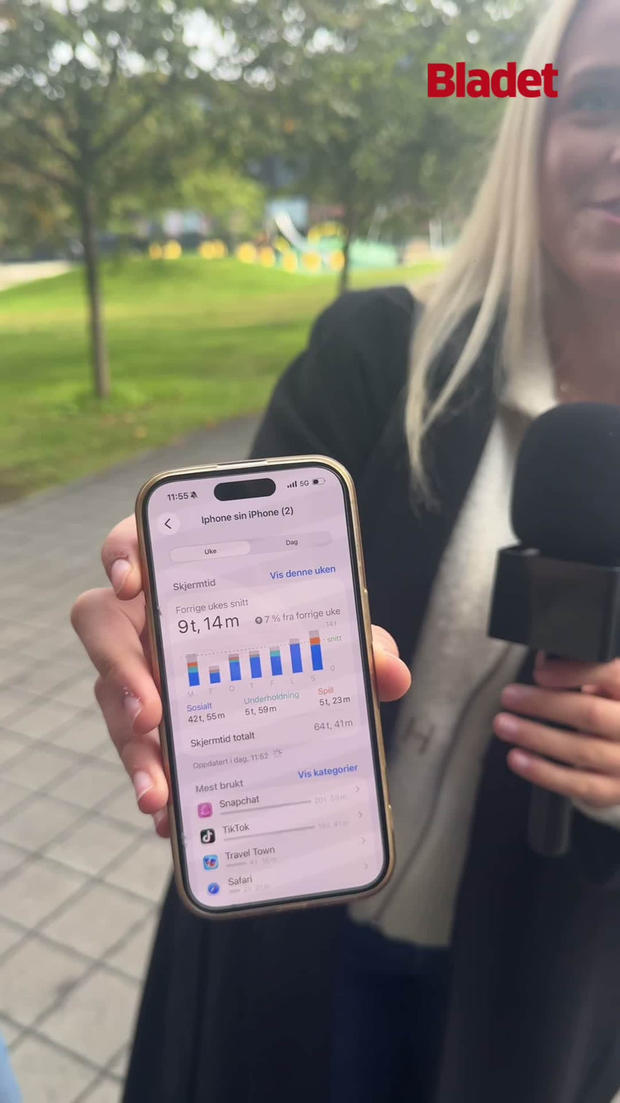 Bruker mer tid på telefon enn søvn
