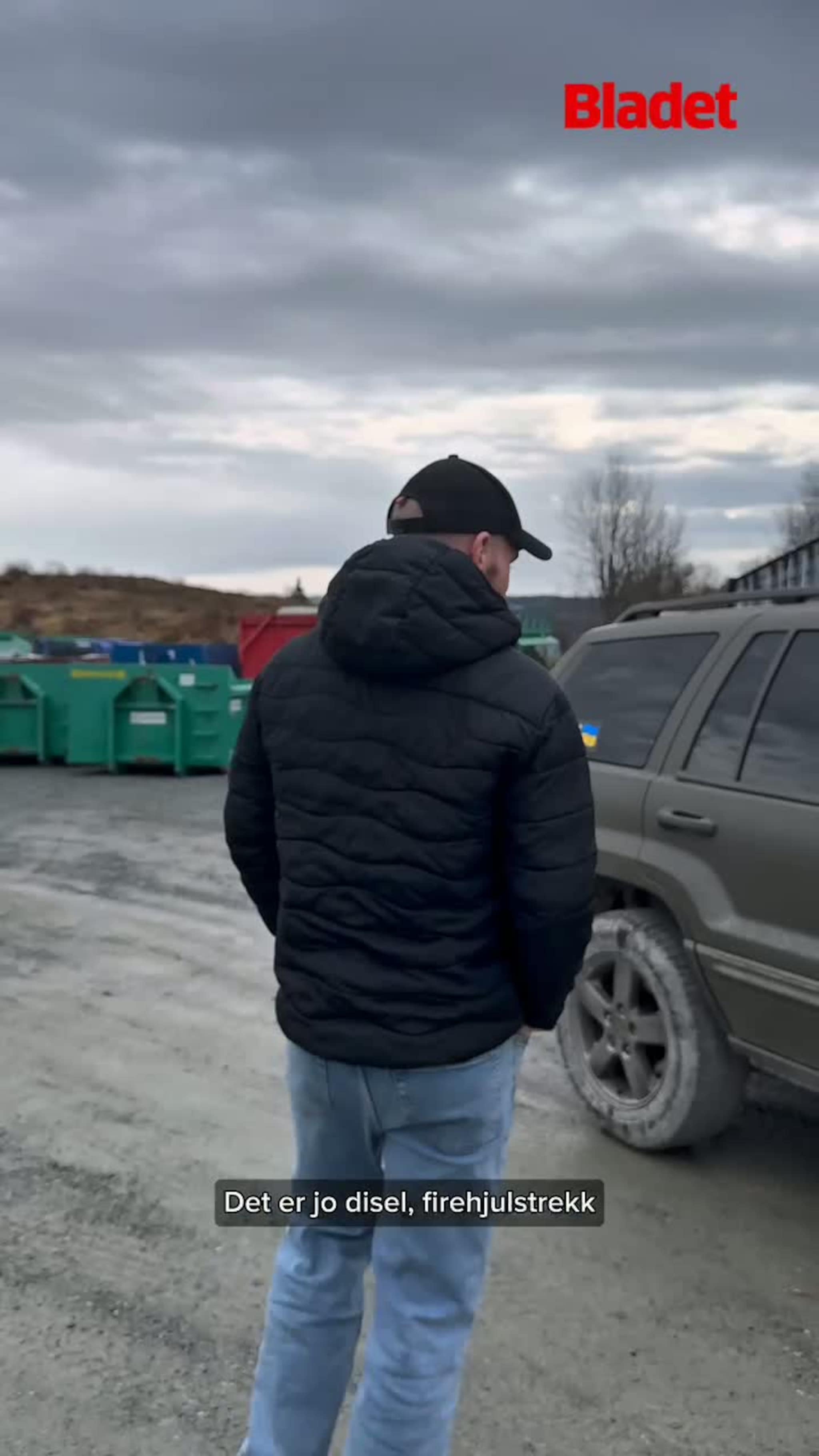 Kjører bilen til Ukraina