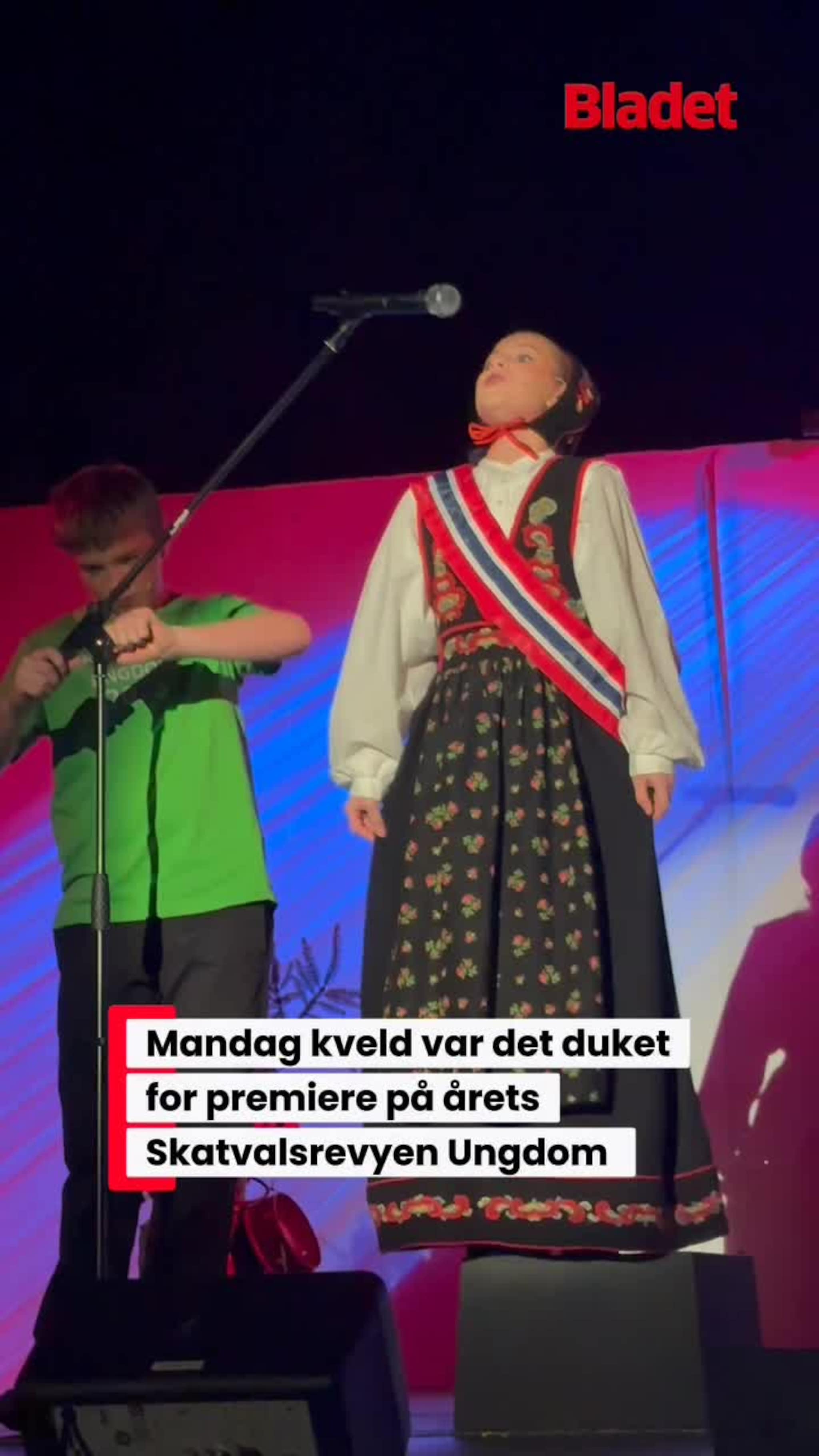 Premiere på Skatvalsrevyen Ungdom