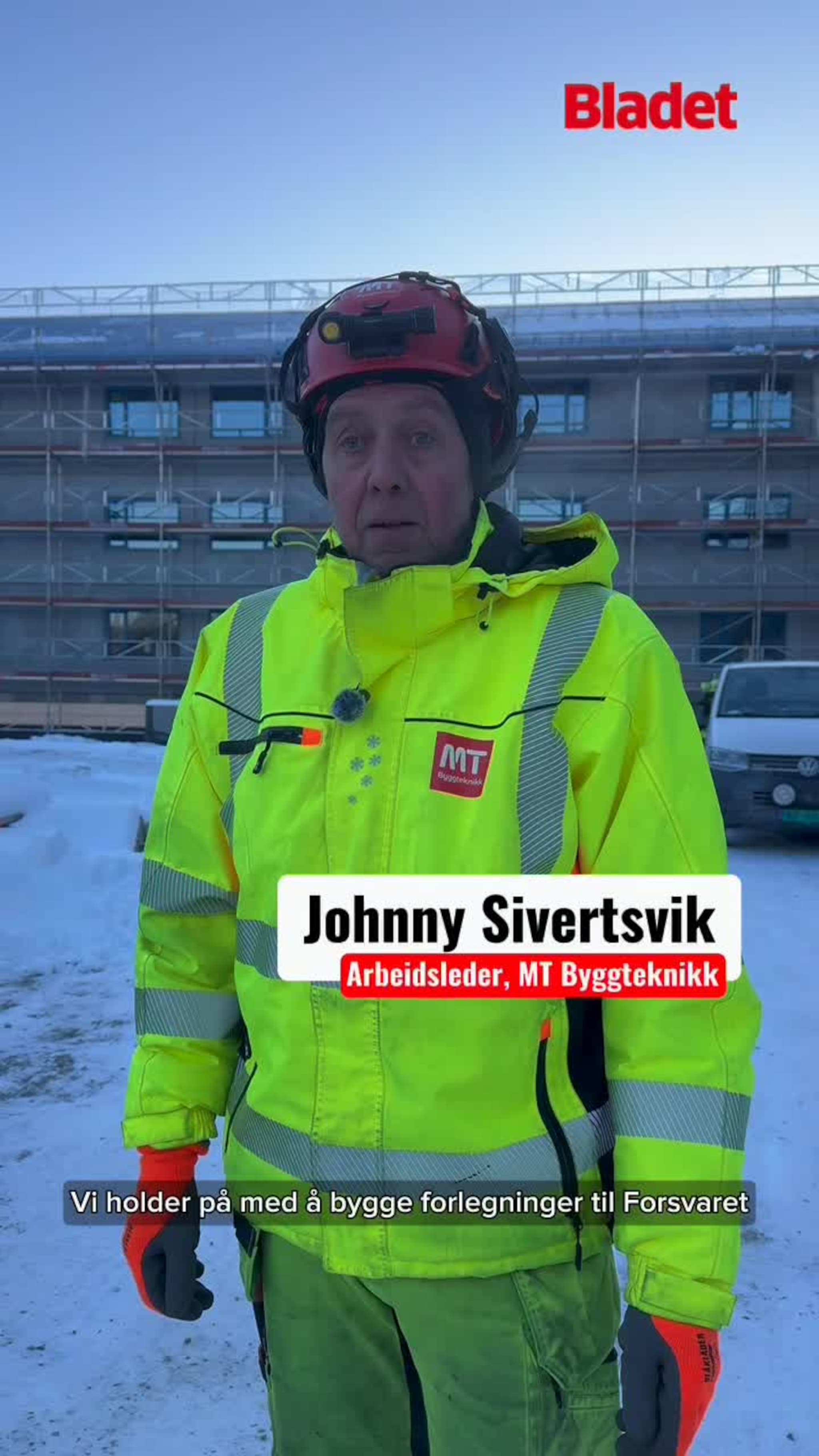 Jobber ute i sprengkulda