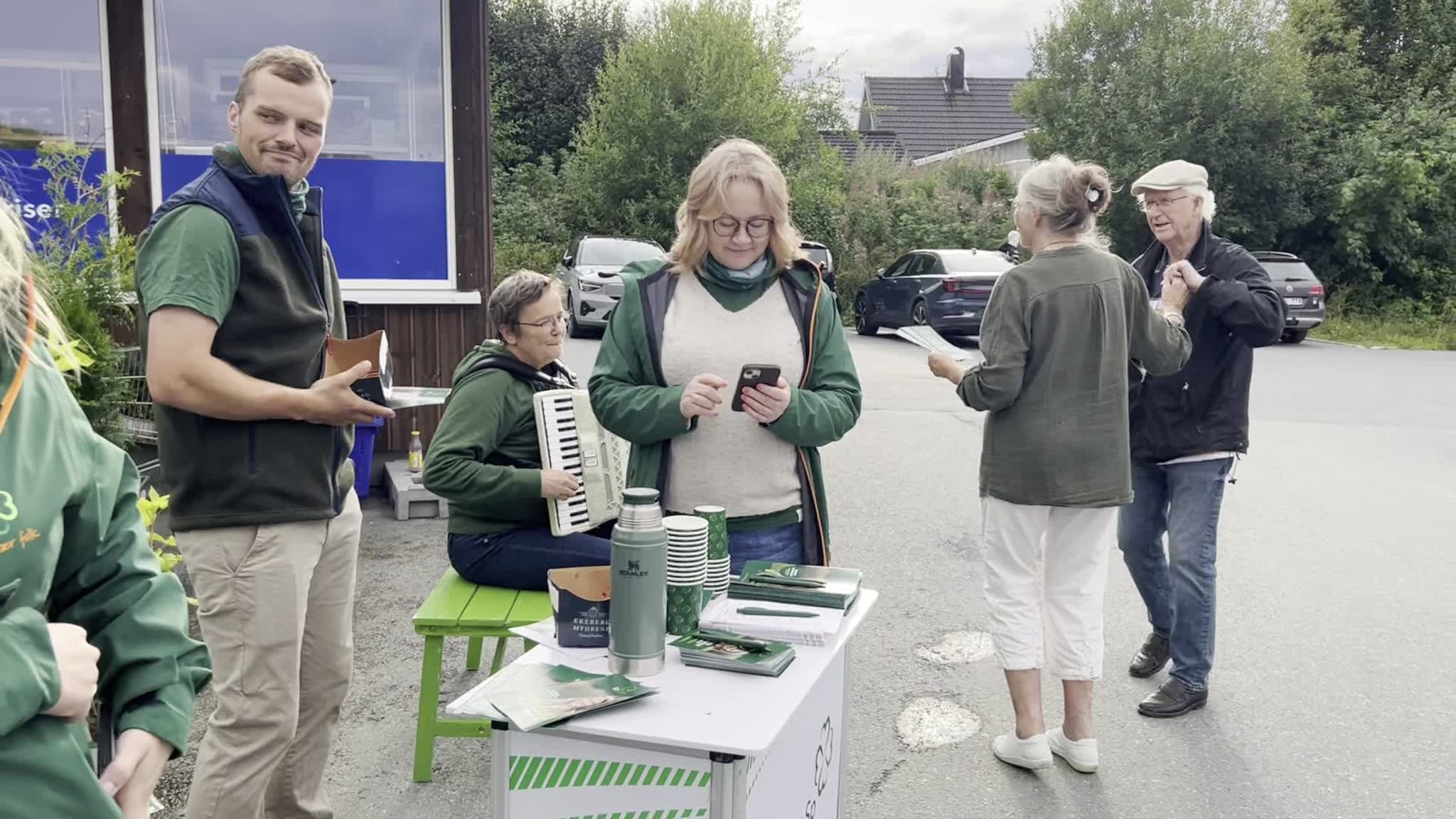 Senterpartiet på valgturné