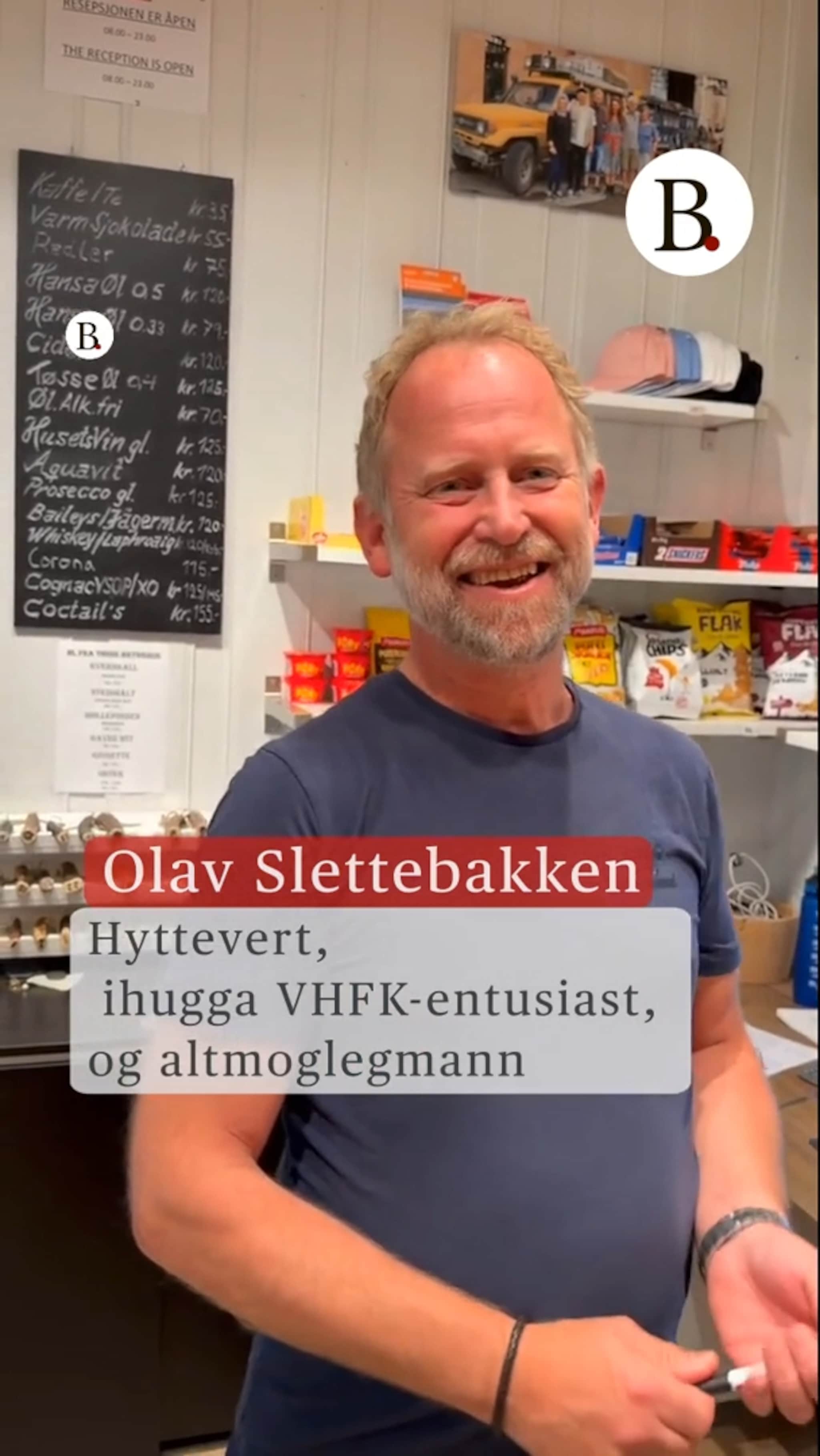 Olav Slettebakken driver DNT-hytte