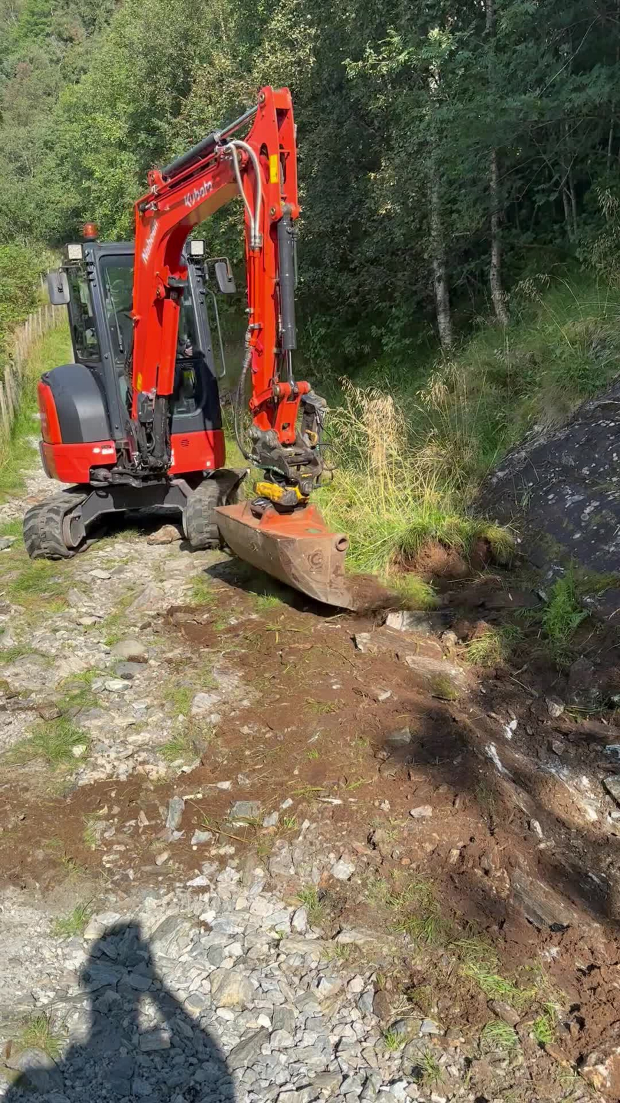 Stikkrennearbeid i Reppadalsvegen