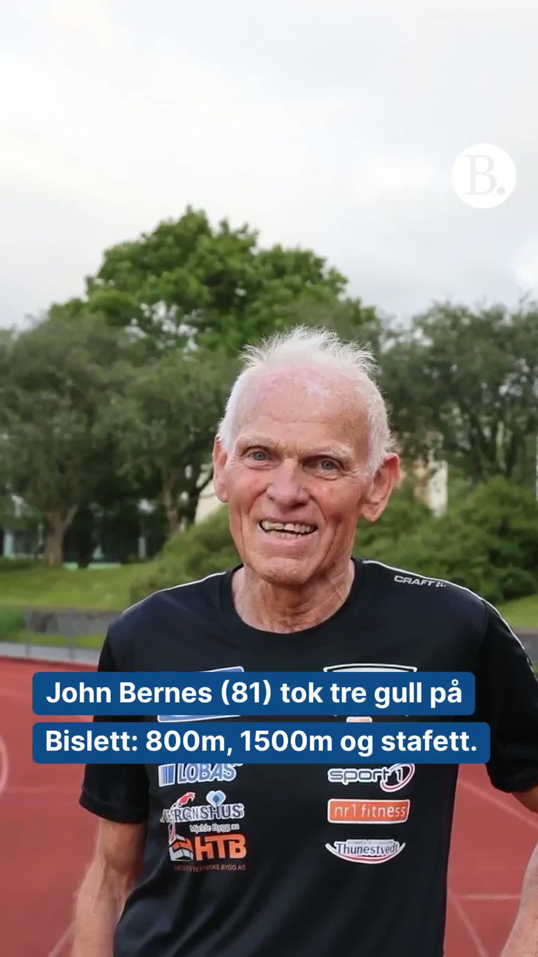 John (81) tok tre gull på Bislett