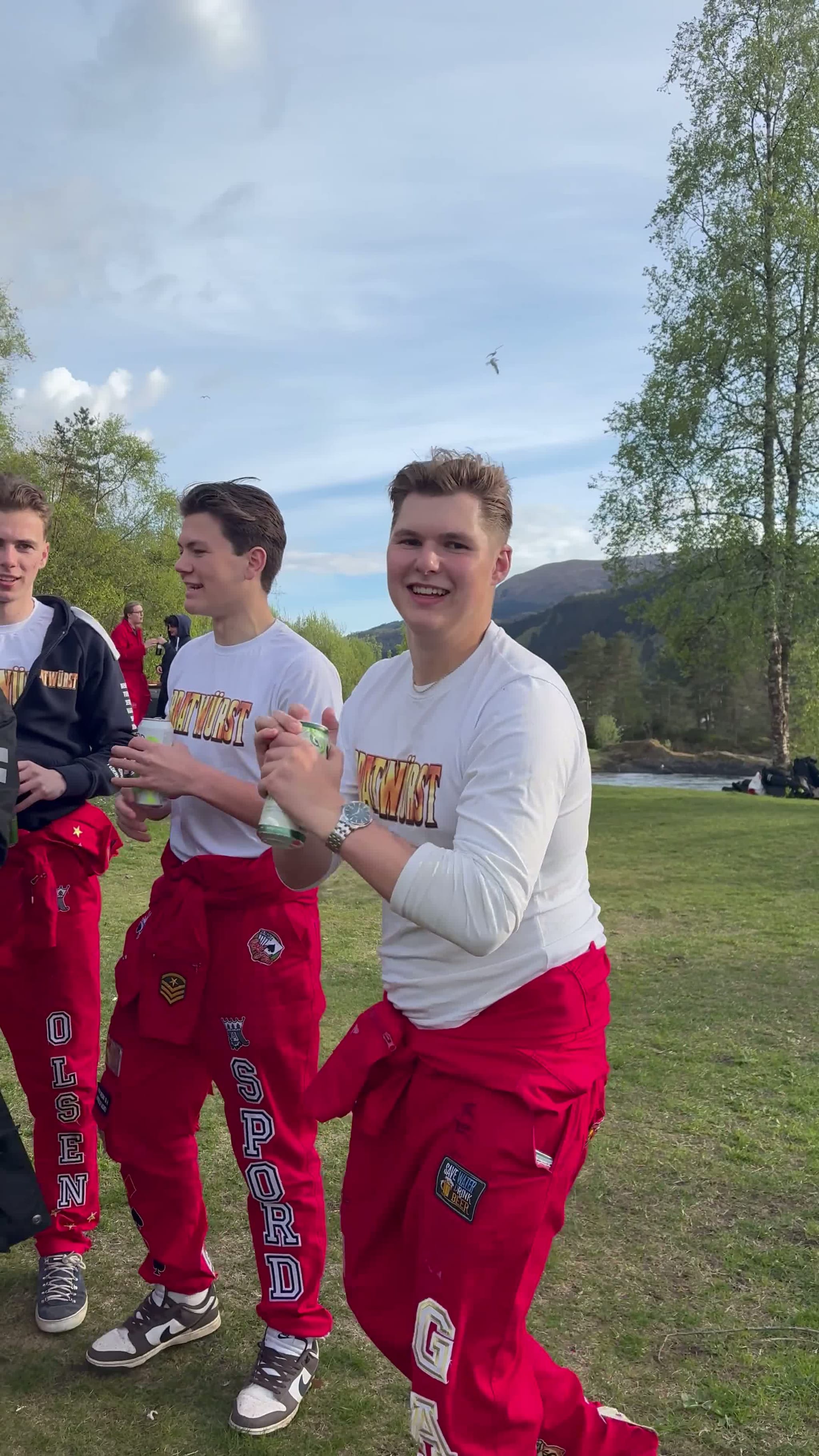 Litt ølsprut 