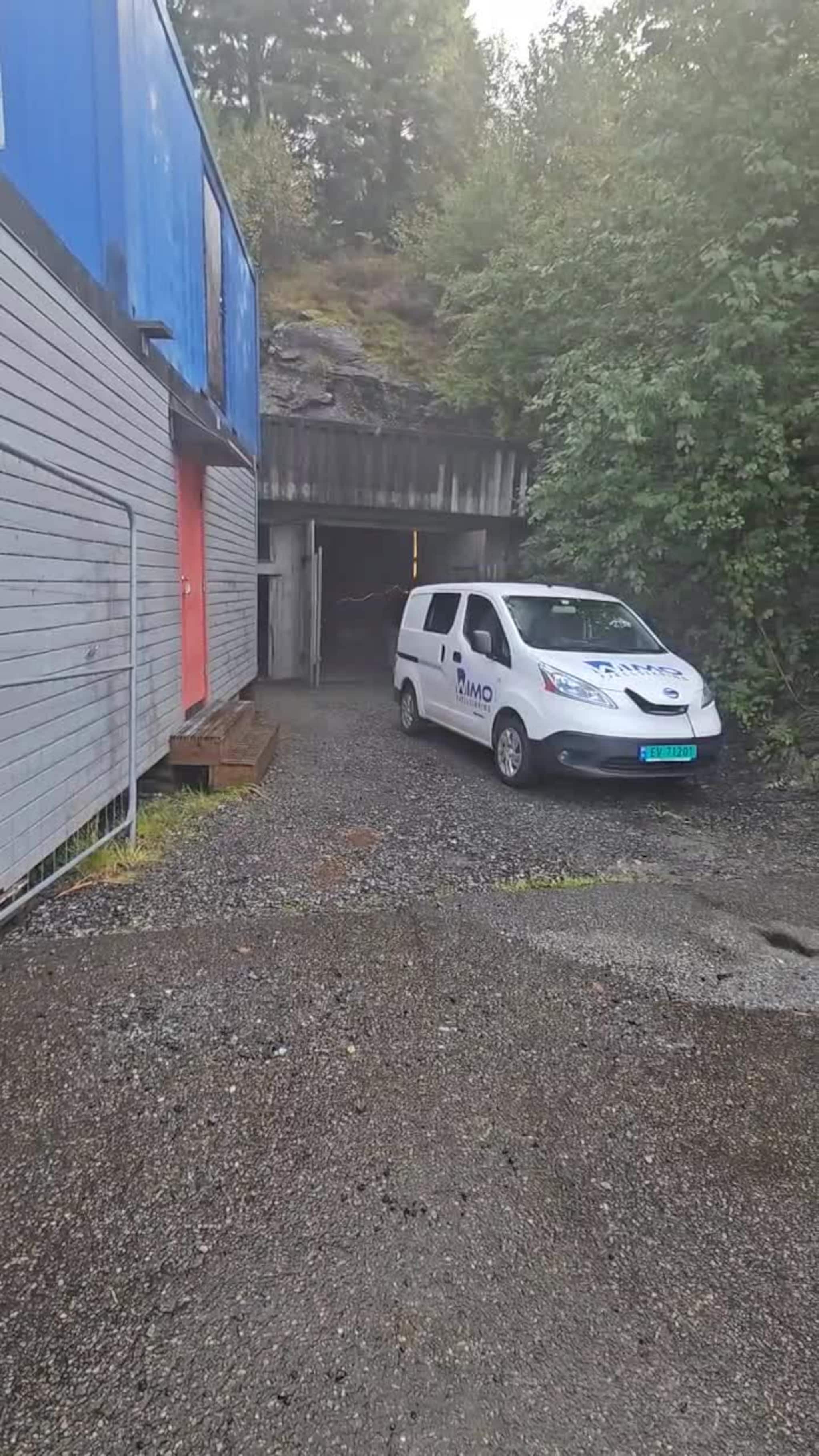 Røykutvikling fra tunnel på Storaneset