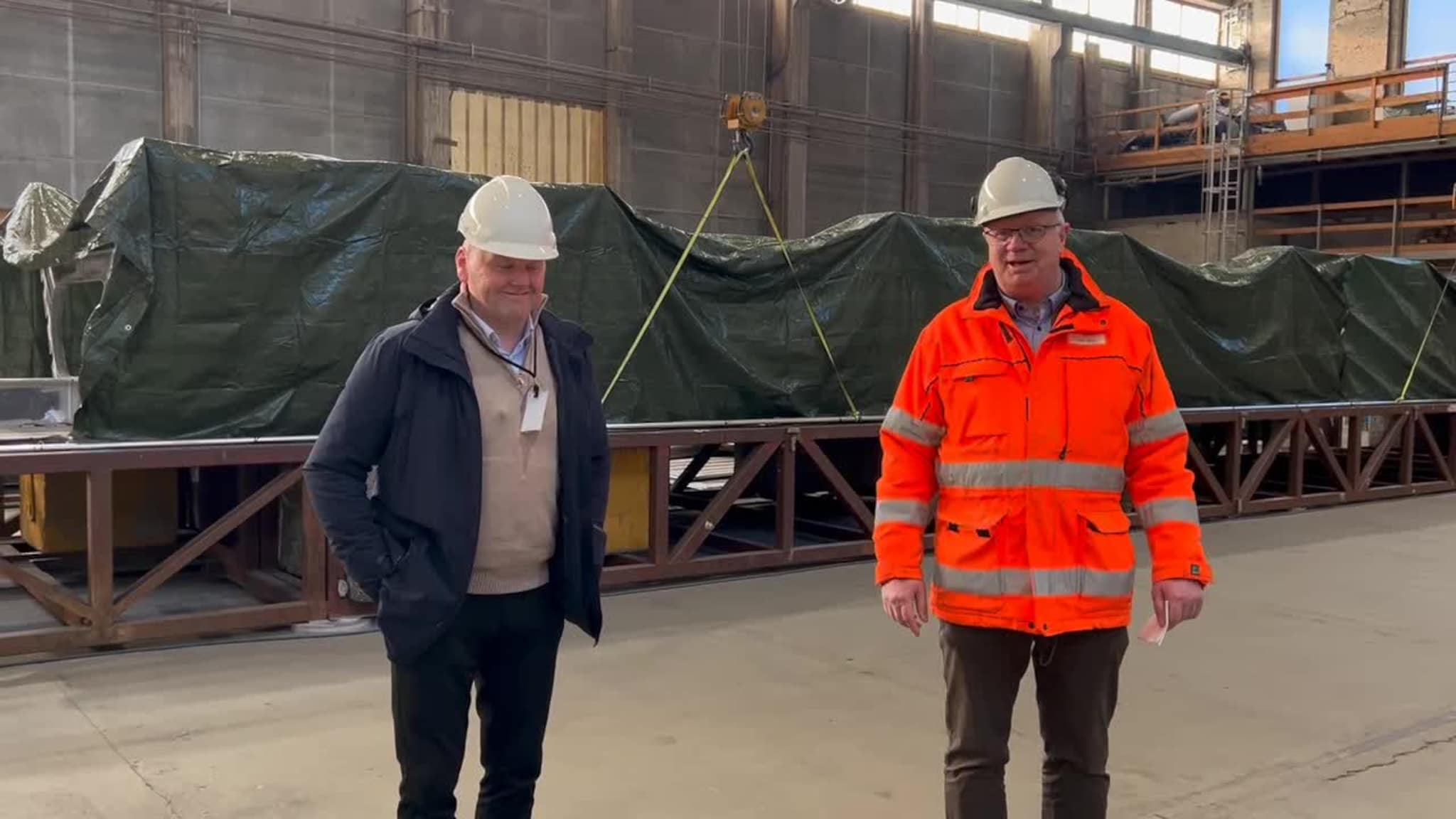 Tale frå Edmund Tolo i Fjellstrand AS og Frode Sønstabø i GulenSkyss AS