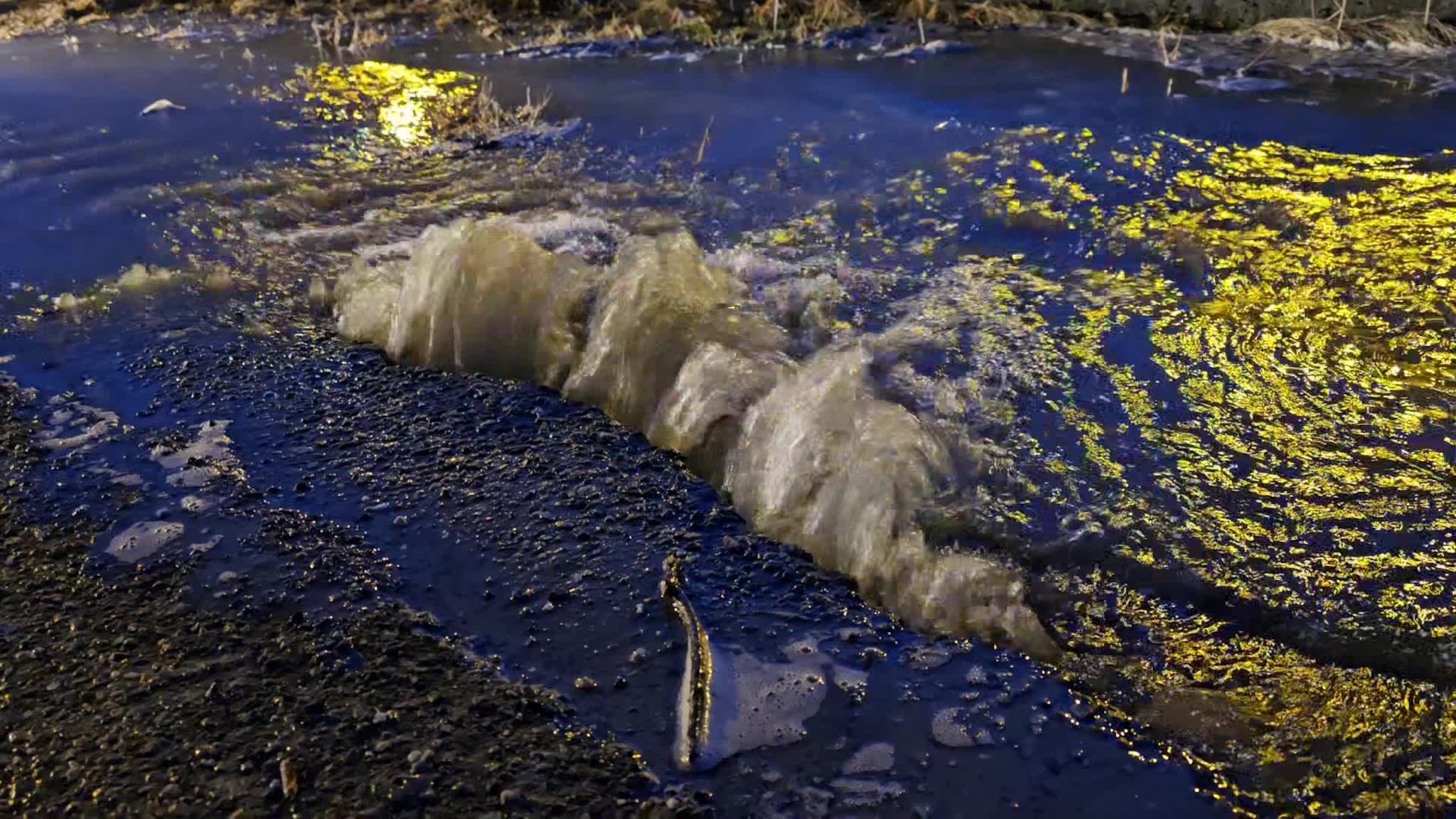 Vannledningsbrudd i Indre Arna