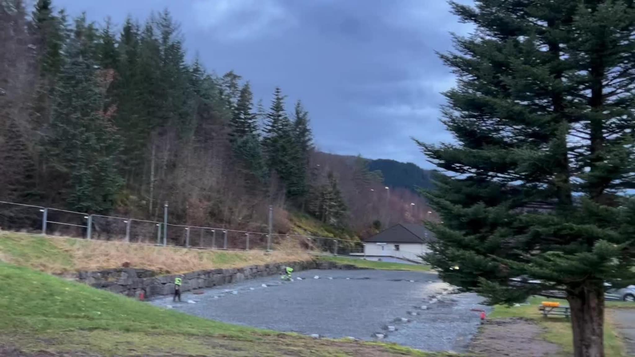 Ny multibane ved Osterøy ungdomsskule