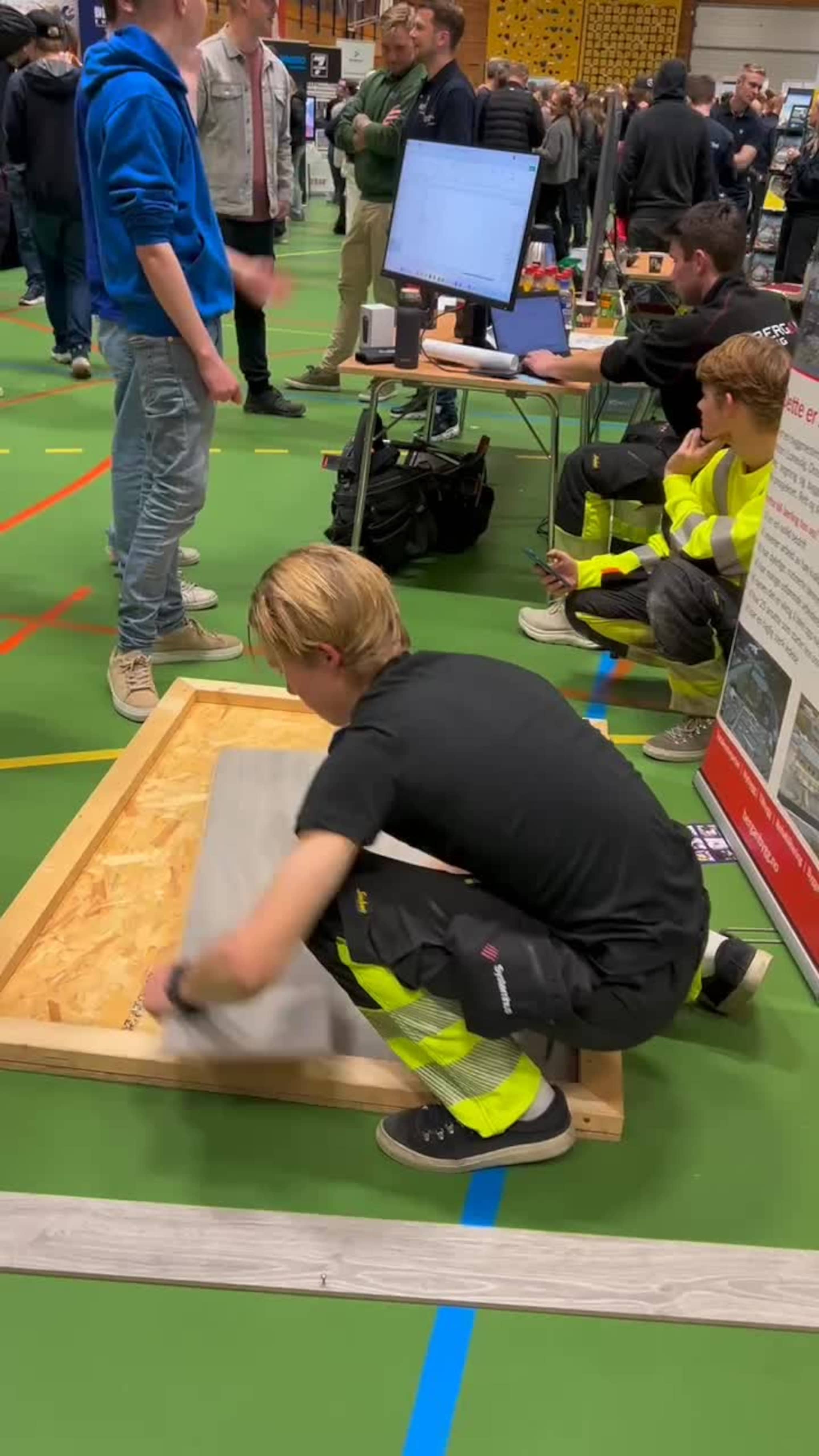 Golvlegging med Bergan bygg