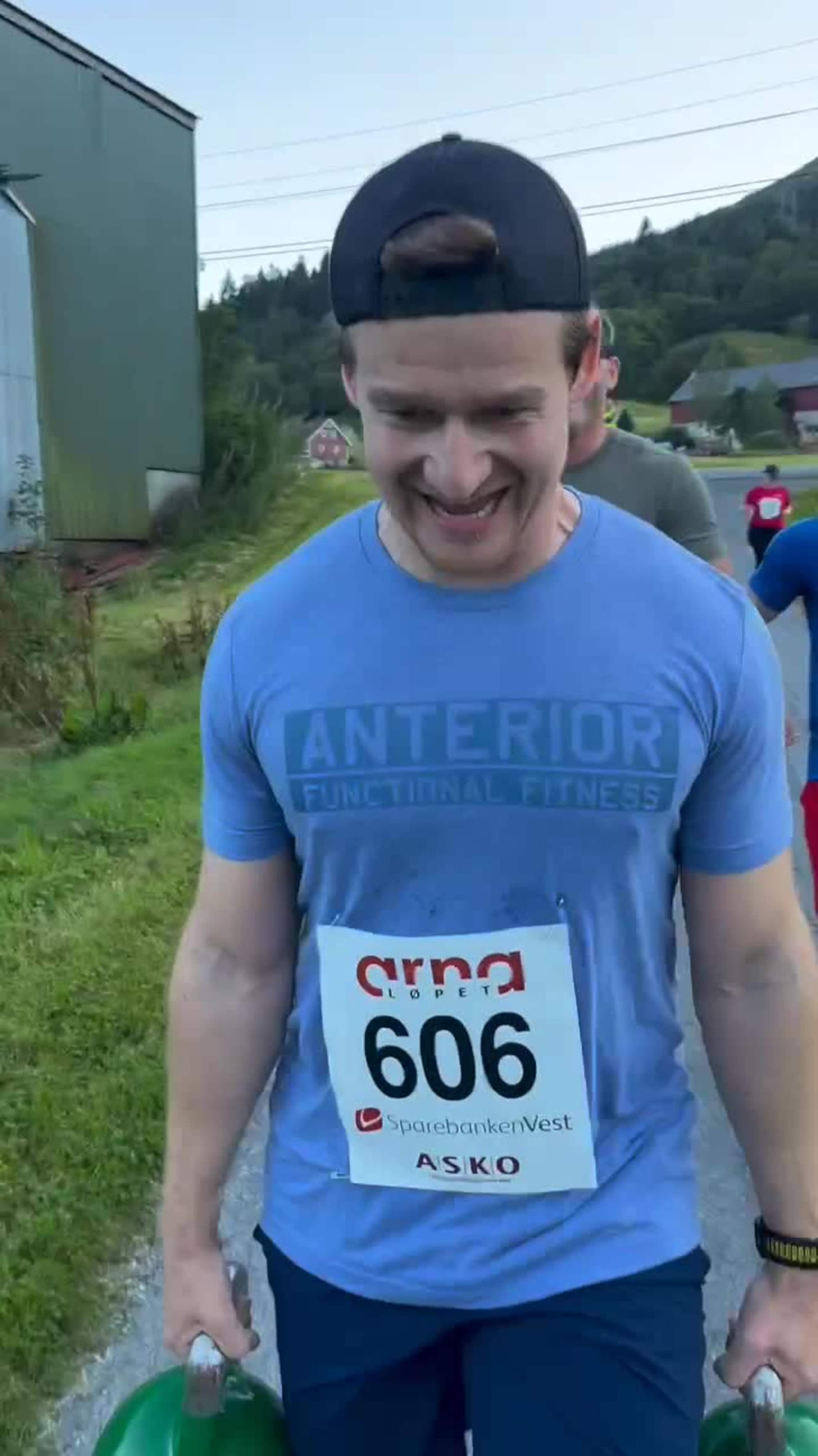 Trener styrke og kondisjon under Arnaløpet