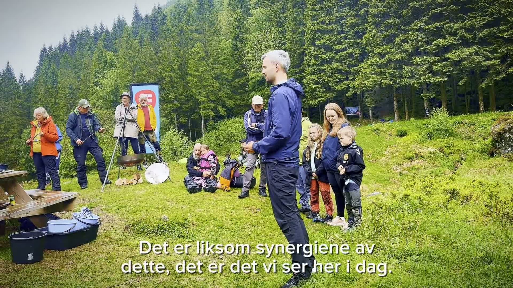 Ordføraren på friluftsfestivalen