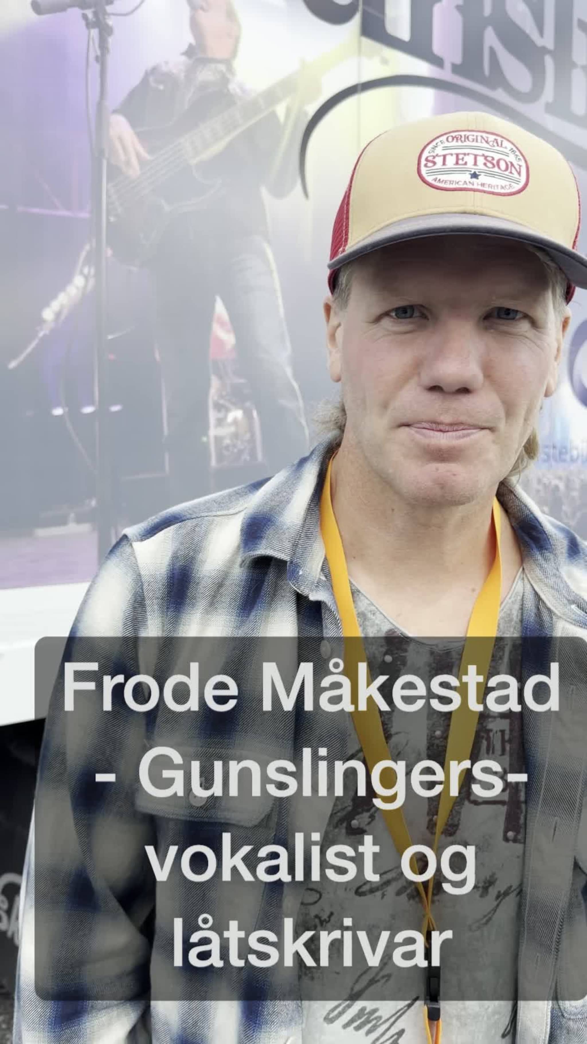 Gunslingers-vokalist, låskrivar og grunnleggar, Frode Måkestads melding til alle "Hiakk-elskarar"