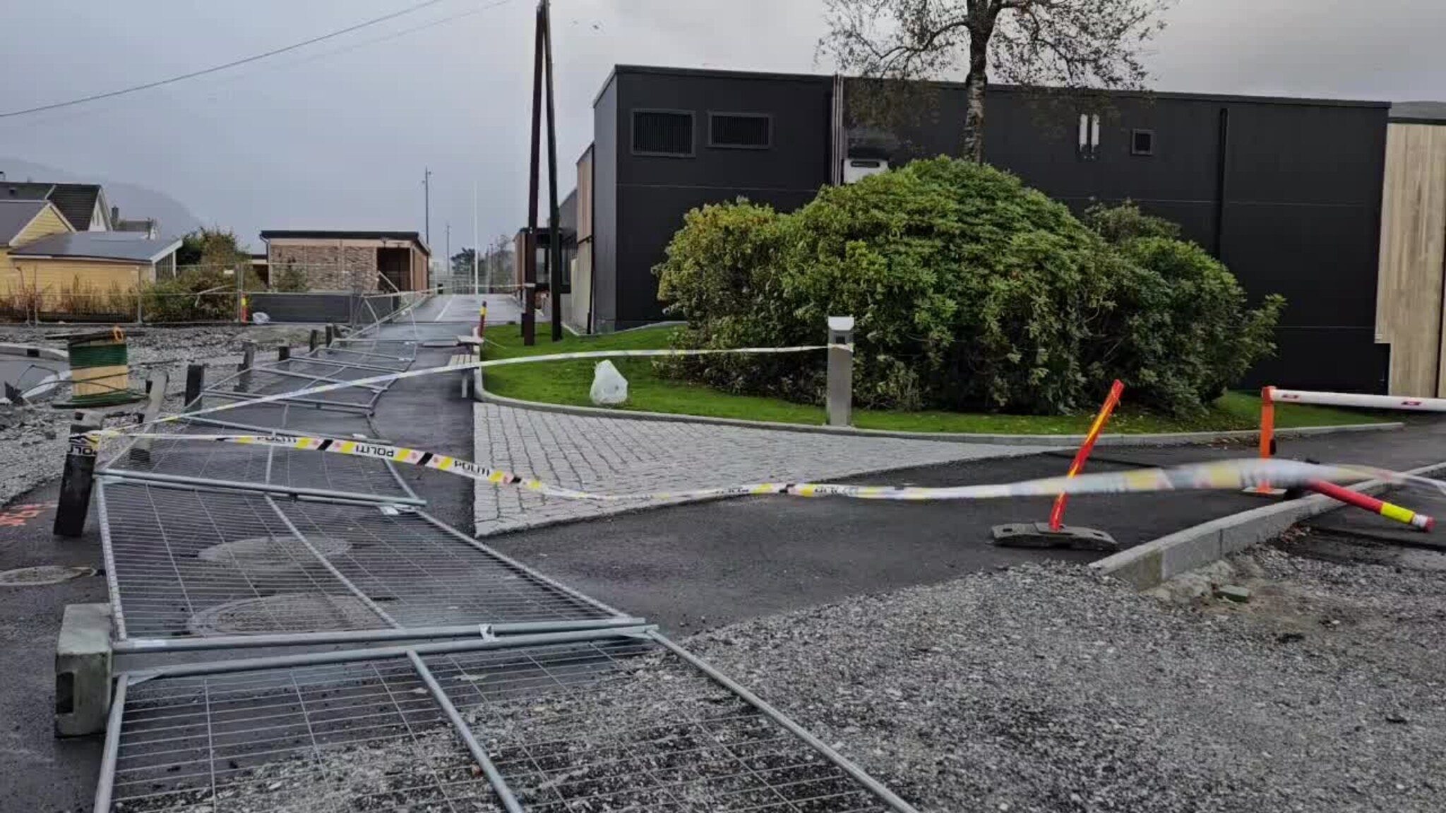 Kraftig vind på Garnes