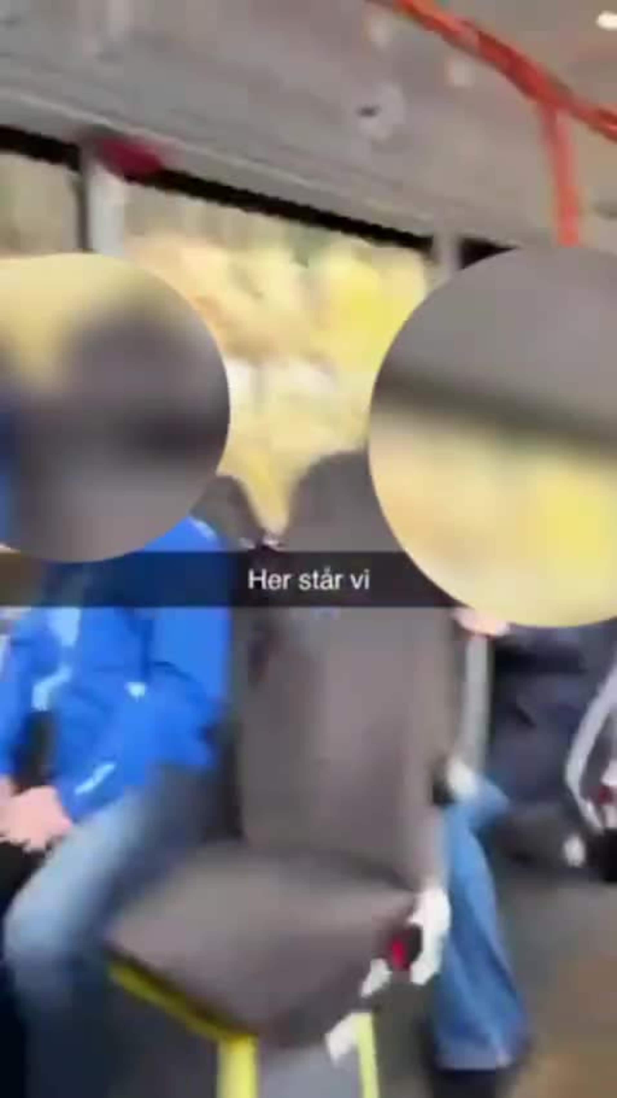 Buss 92 havnet i grøften