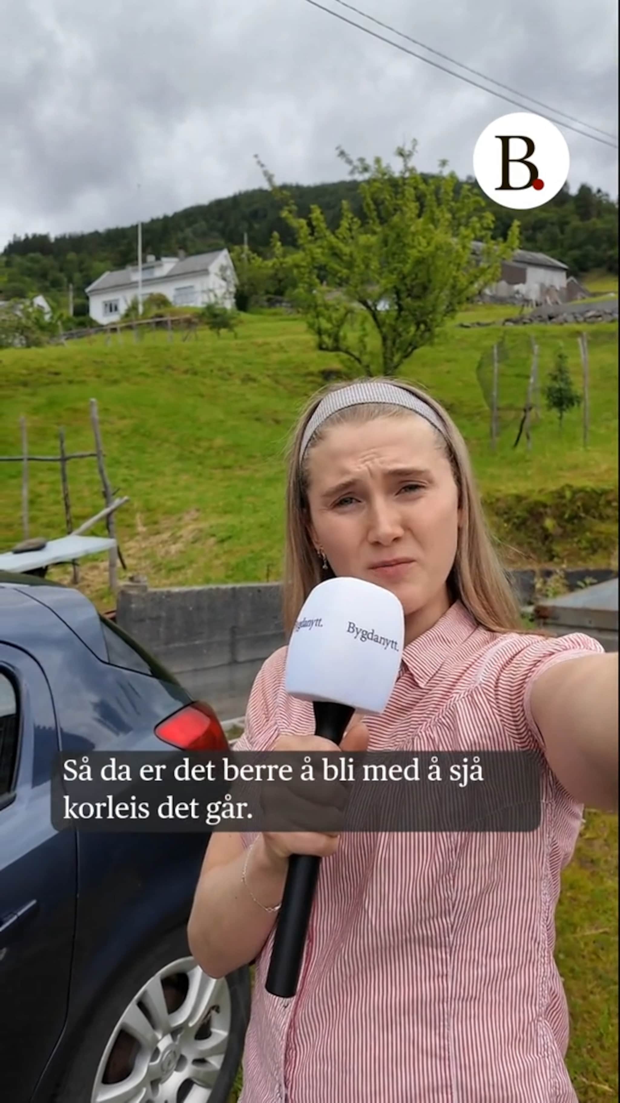 Oda testar slåtten